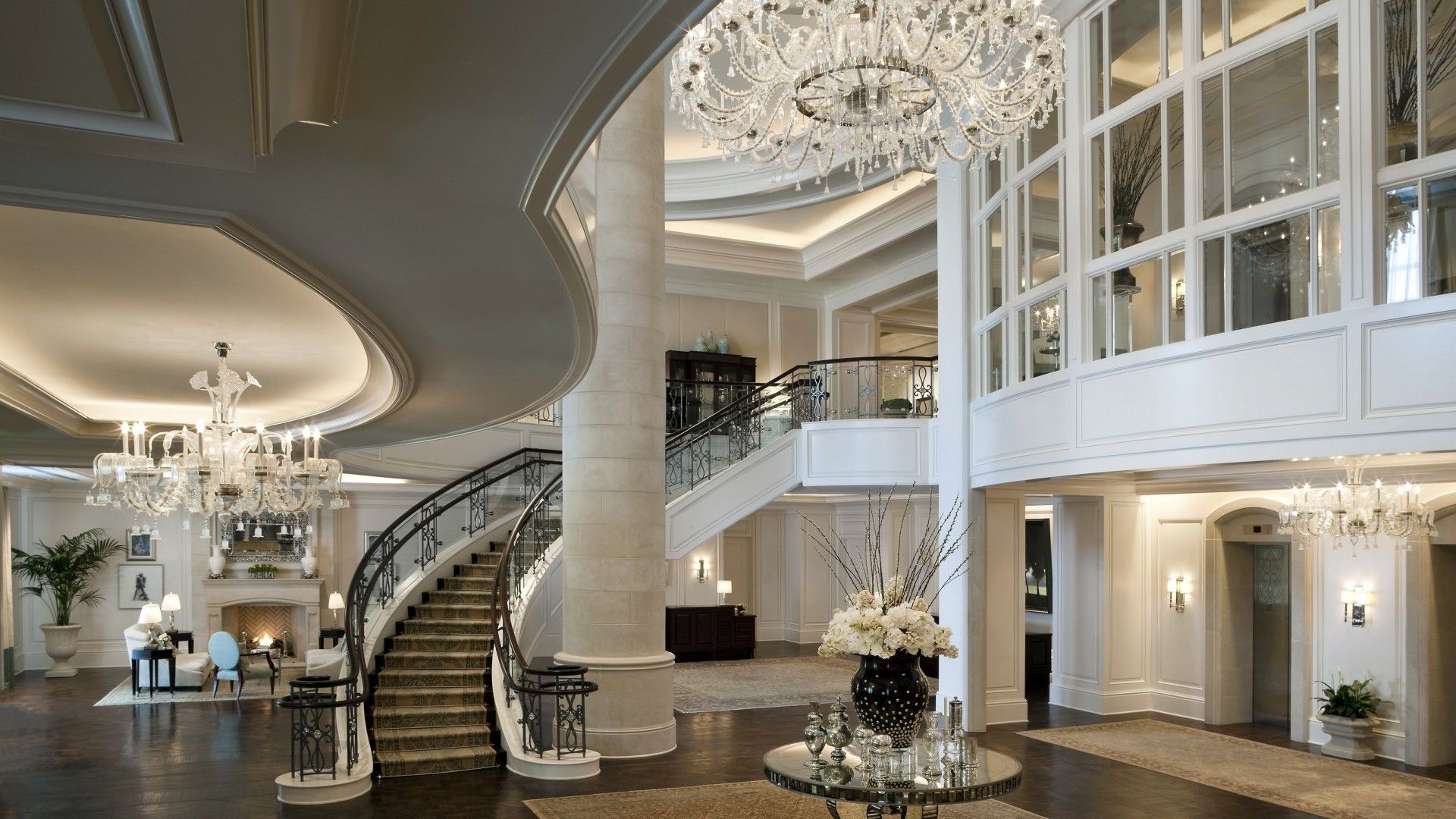 1920x1080 architecture, luxury, house, interior, lights Gallery HD Wallpaper