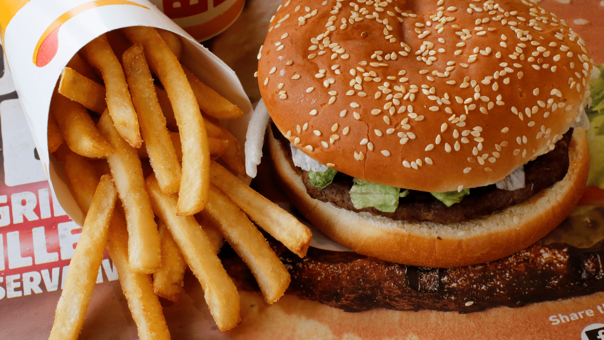 1920x1080 Burger King offers free french fries for the rest of the year in 2022