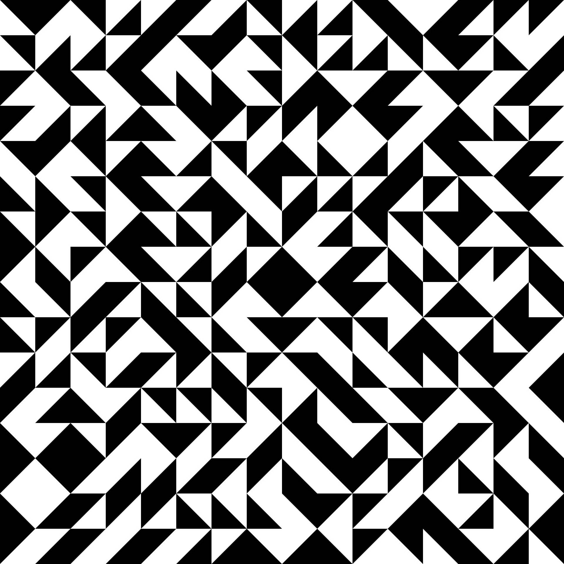 1920x1920 Black And White Wallpaper