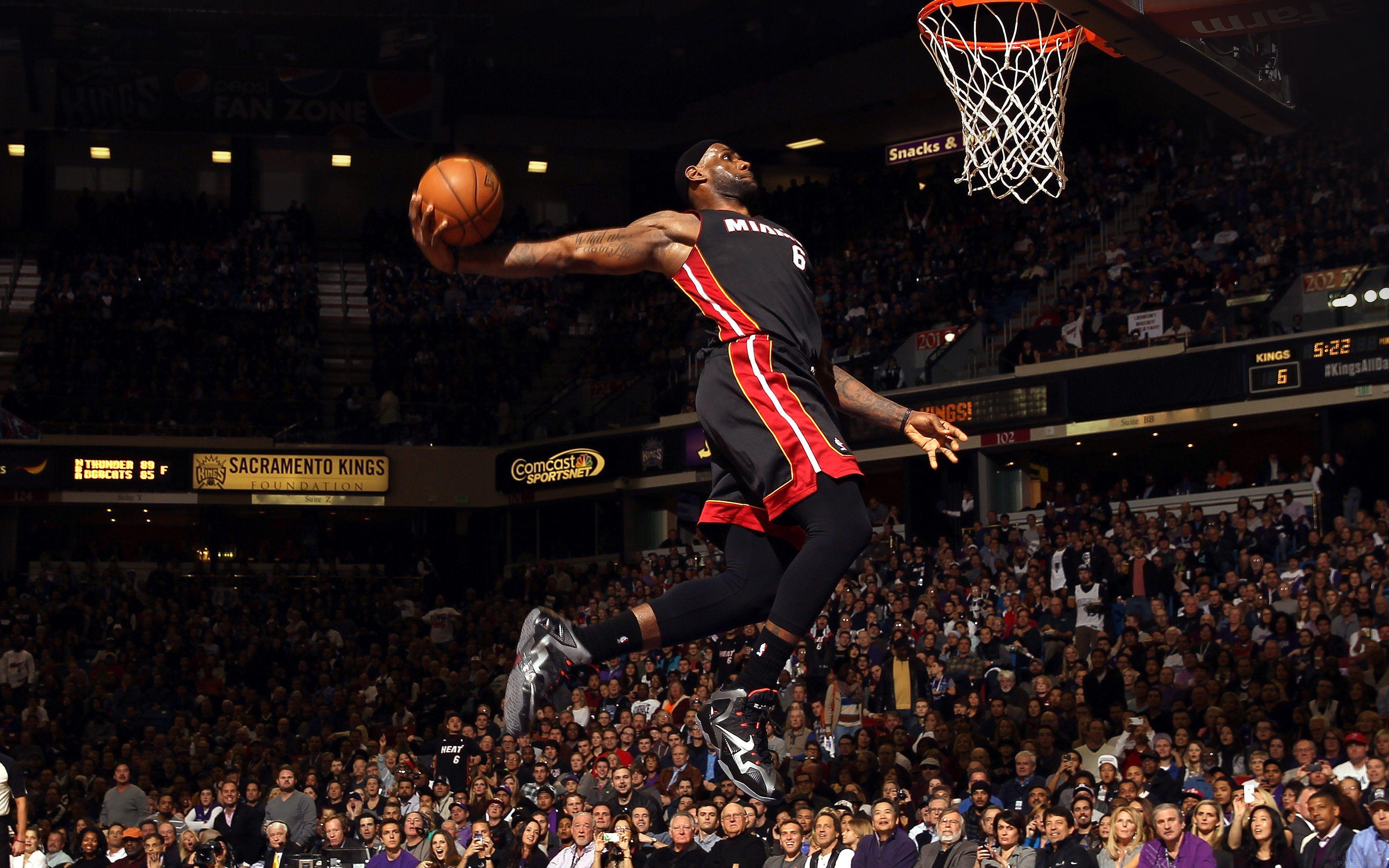 3840x2400 wallpaper for desktop, laptop. lebron james dunk nba sports