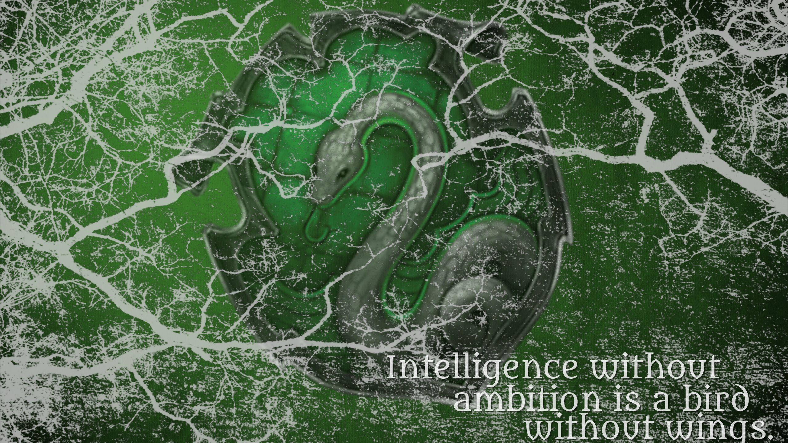 2560x1440 Slytherin HD Wallpaper: Ambition and Intelligence Unitex1440