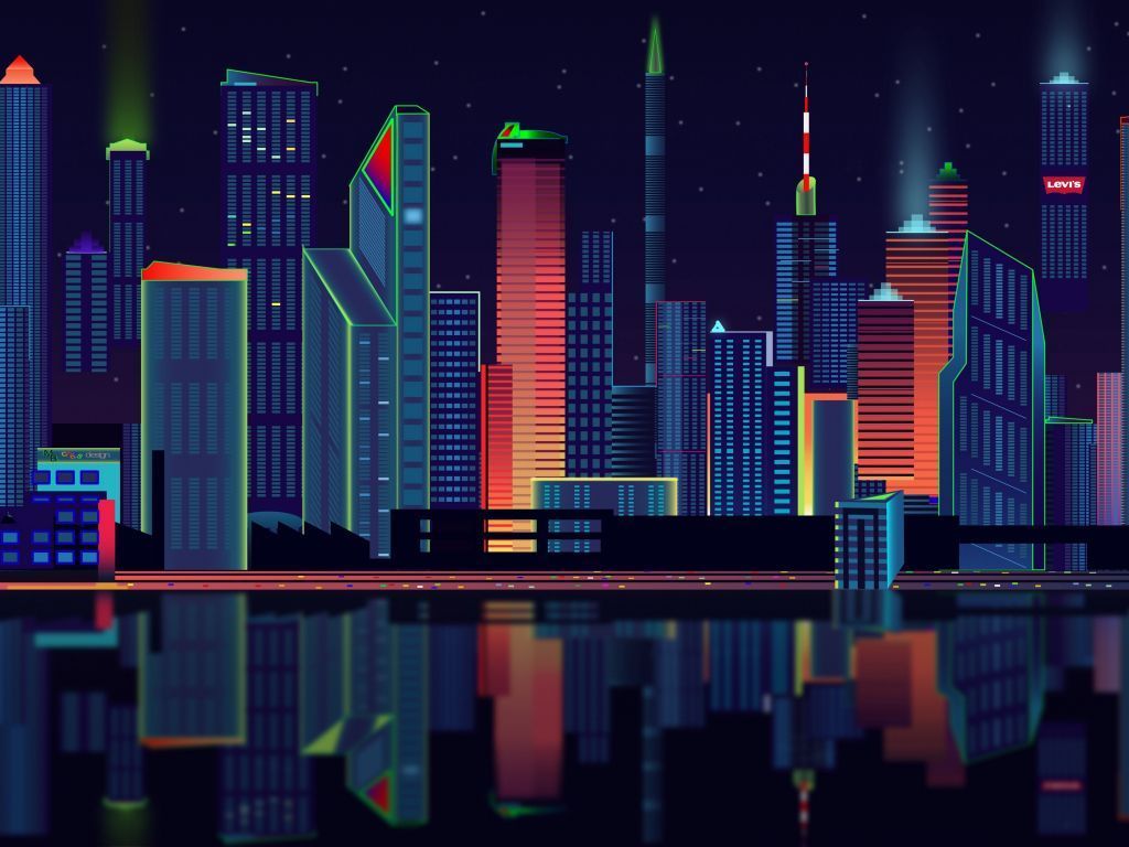 1024x768 Vector 4K wallpaper for your desktop or mobile screen free and easy to download