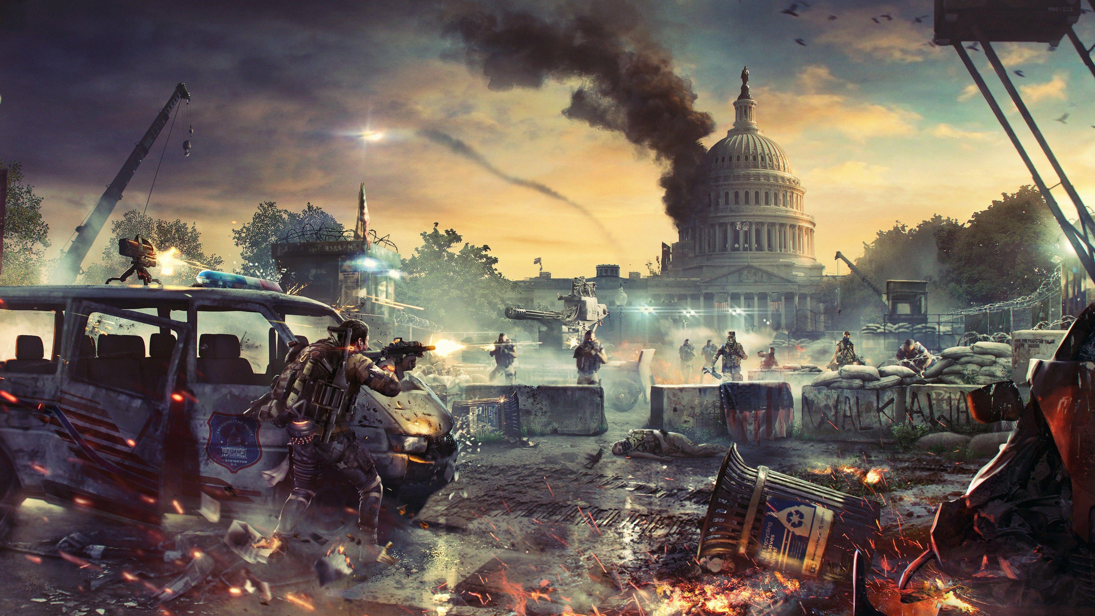 3840x2160 Wallpaper Tom Clancy's The Division E3 artwork, 7K, Games