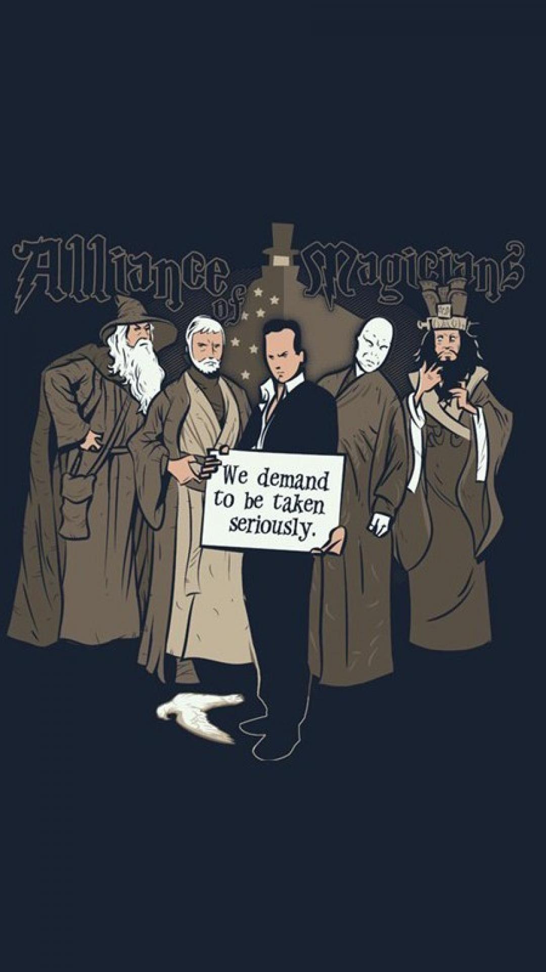 1080x1920 Of rings harry potter magician voldemort alliance wallpaper
