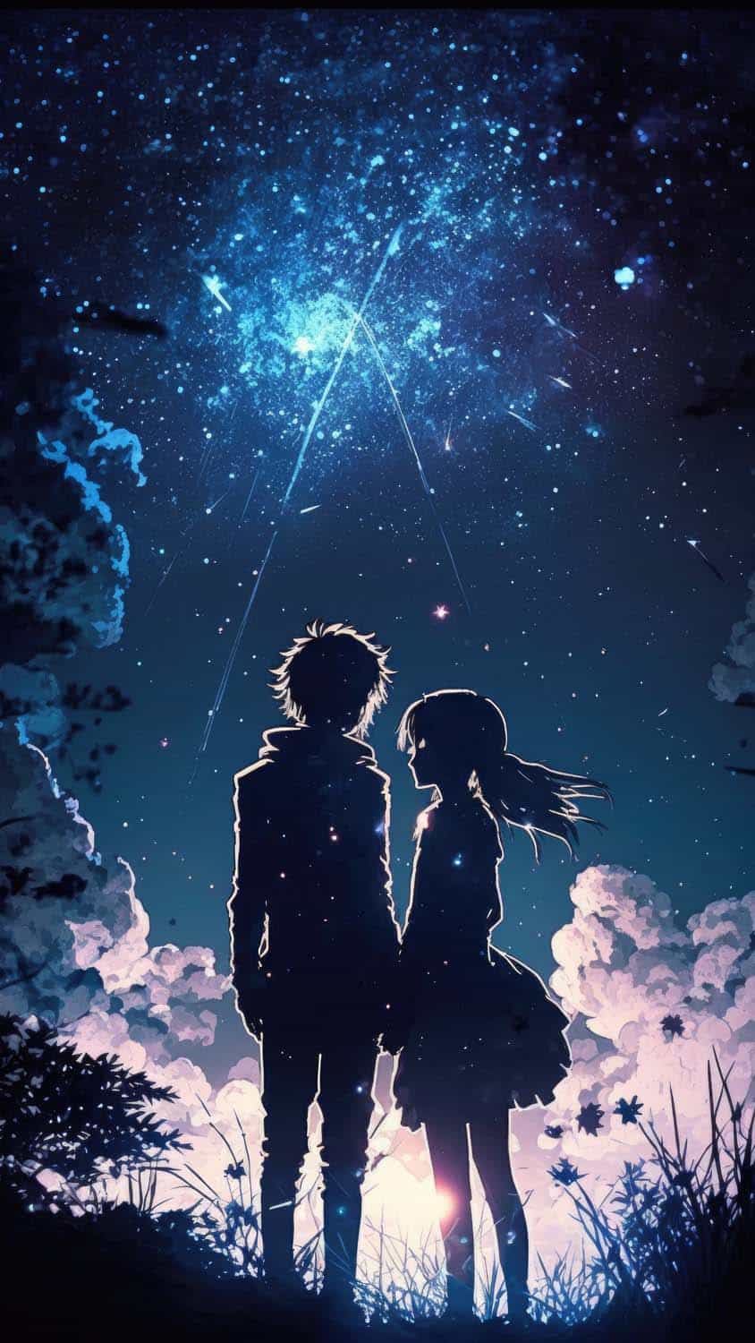 844x1500 Anime Couple IPhone Wallpaper HD Wallpaper : iPhone Wallpaper