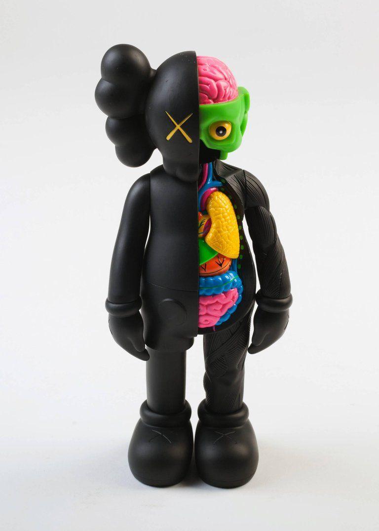 768x1075 KAWS Black Dissected Companion, Sculpture