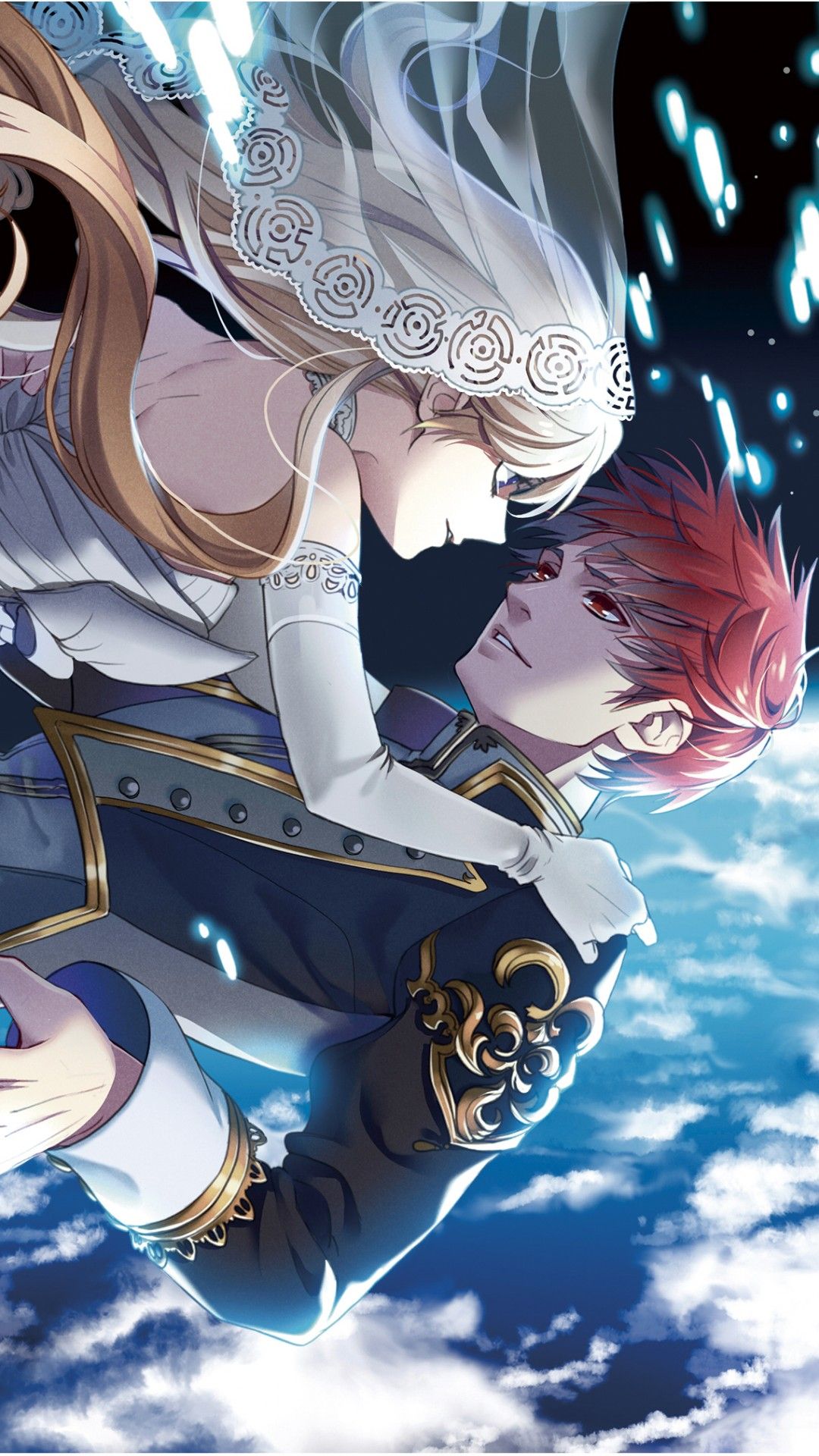 1080x1920 Wallpaper anime, anime couple, Art