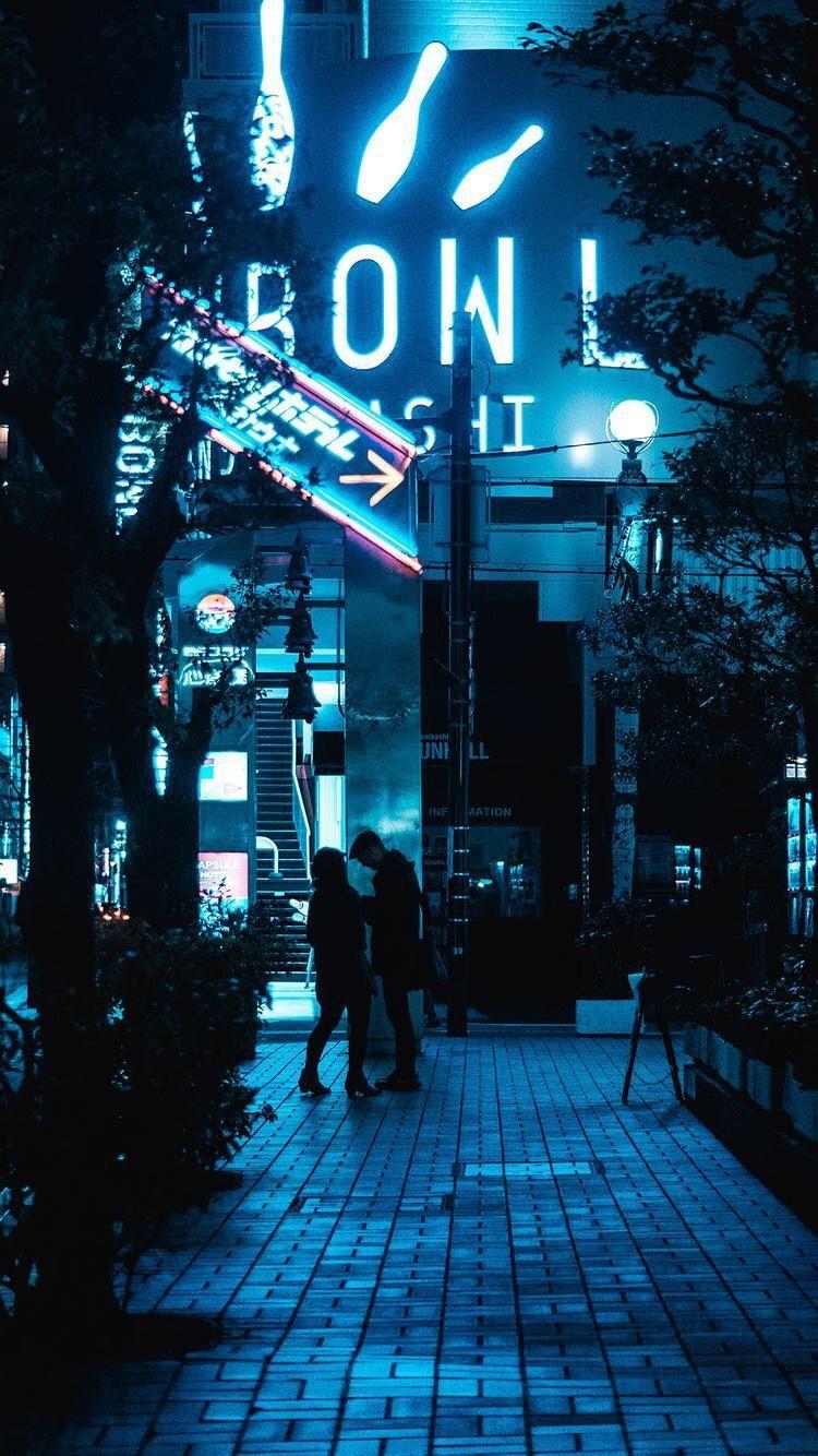 750x1334 Neon*ref. Blue aesthetic, Neon