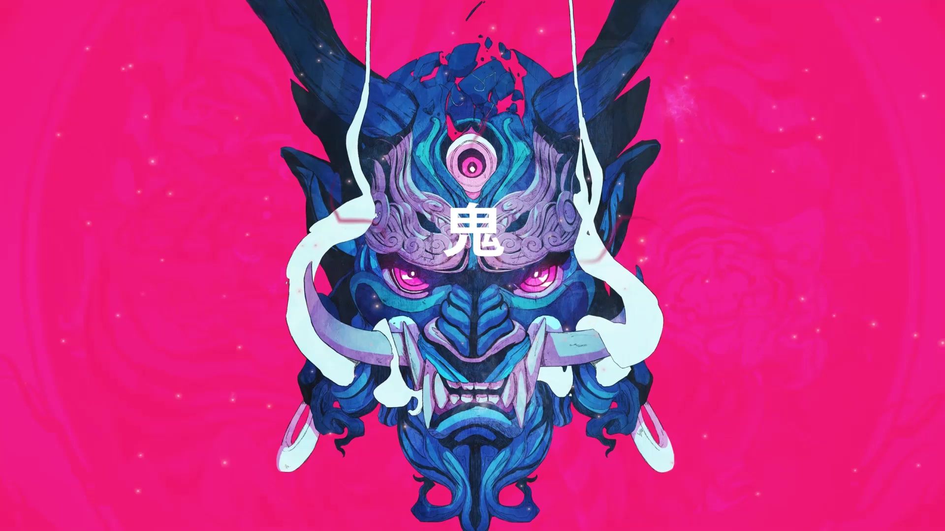 1920x1080 Oni Mask Live Wallpaper