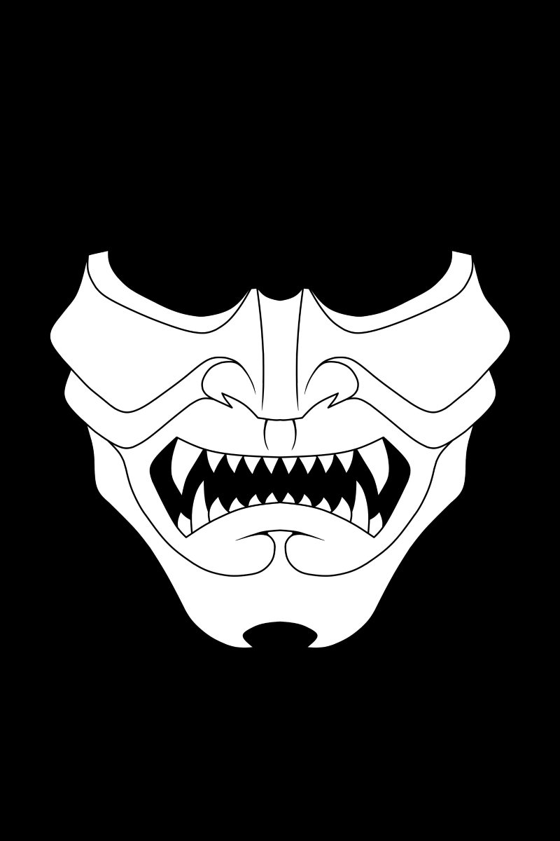 800x1200 Oni Mask