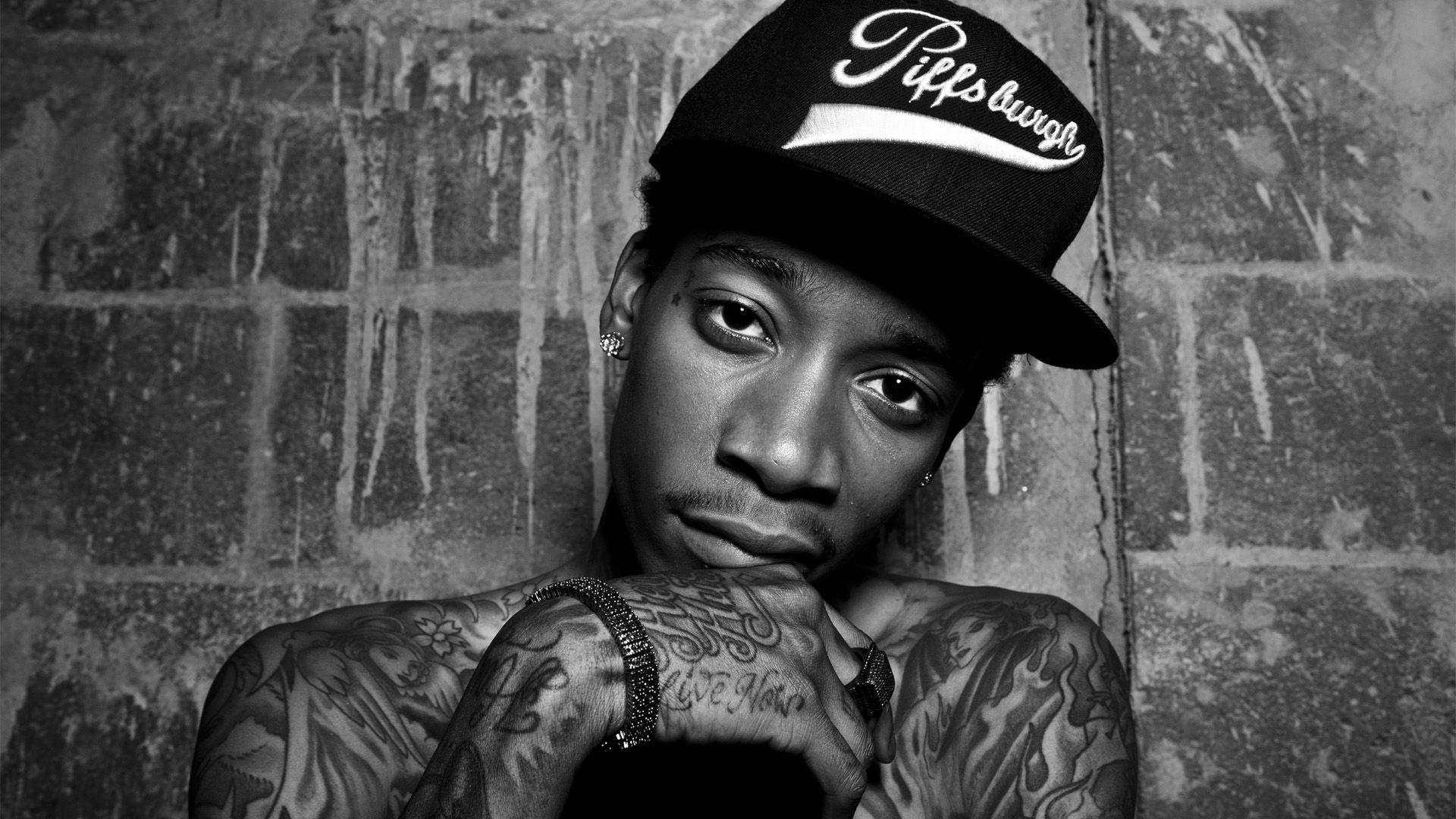 1920x1080 WIZ KHALIFA hip hop rap tattoo wallpaperx1080