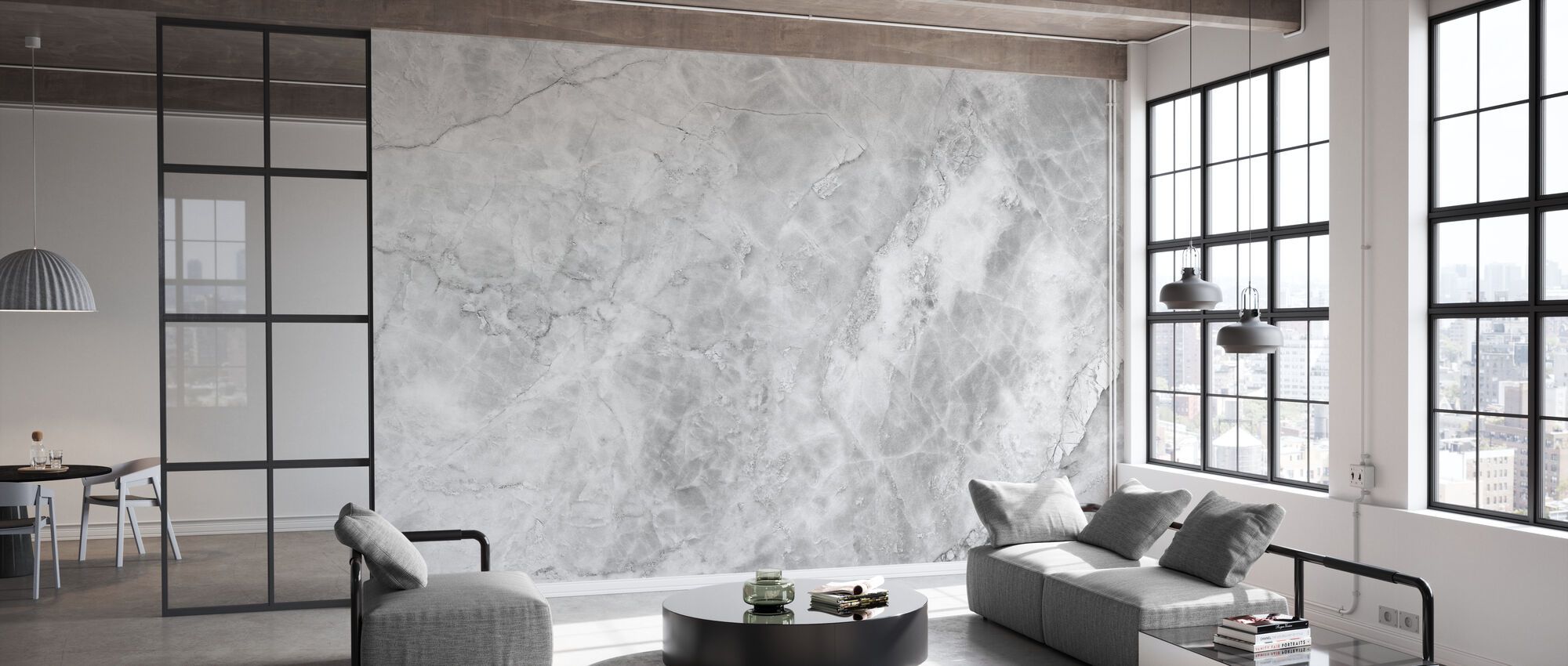 2000x850 White Marble Background