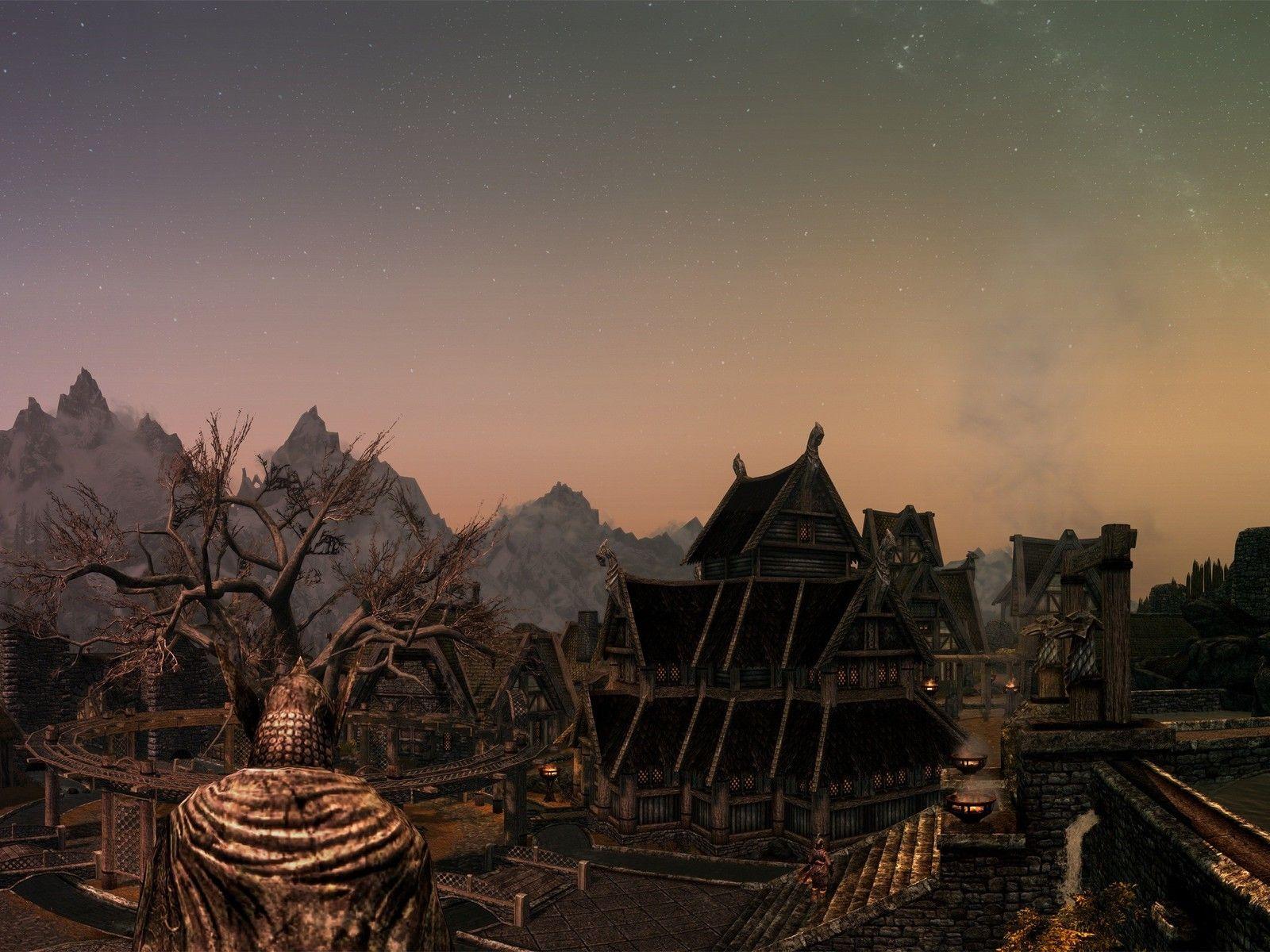 1600x1200 The elder scrolls v skyrim landscapes multiscreen panorama wallpaper