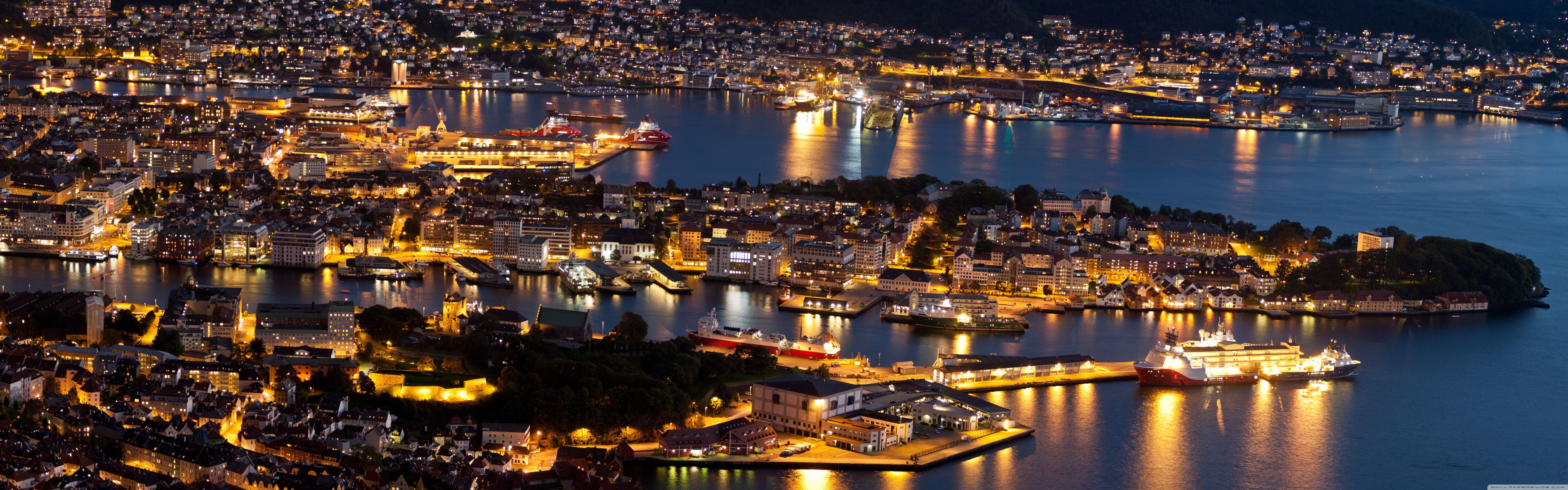 7680x2400 Bergen Wallpaper 7 X 2400