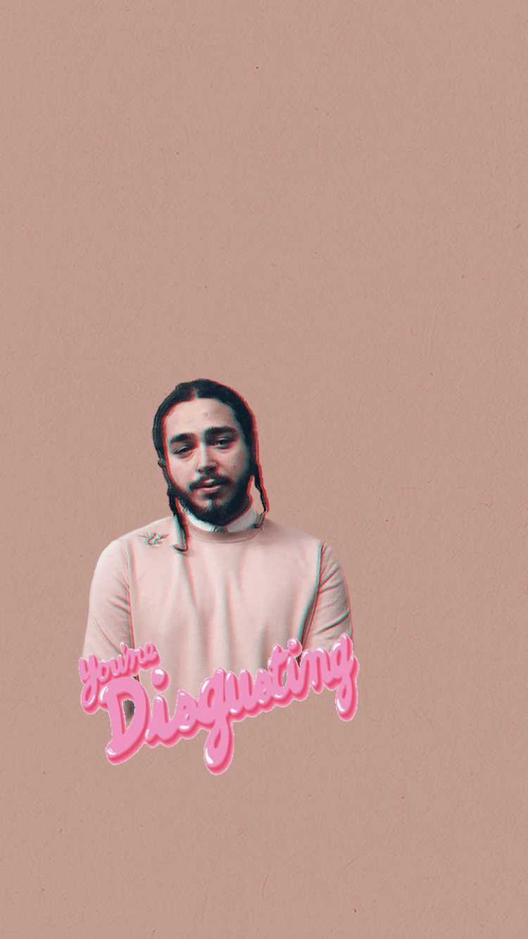 750x1334 Wallpaper. Post Malone, Post