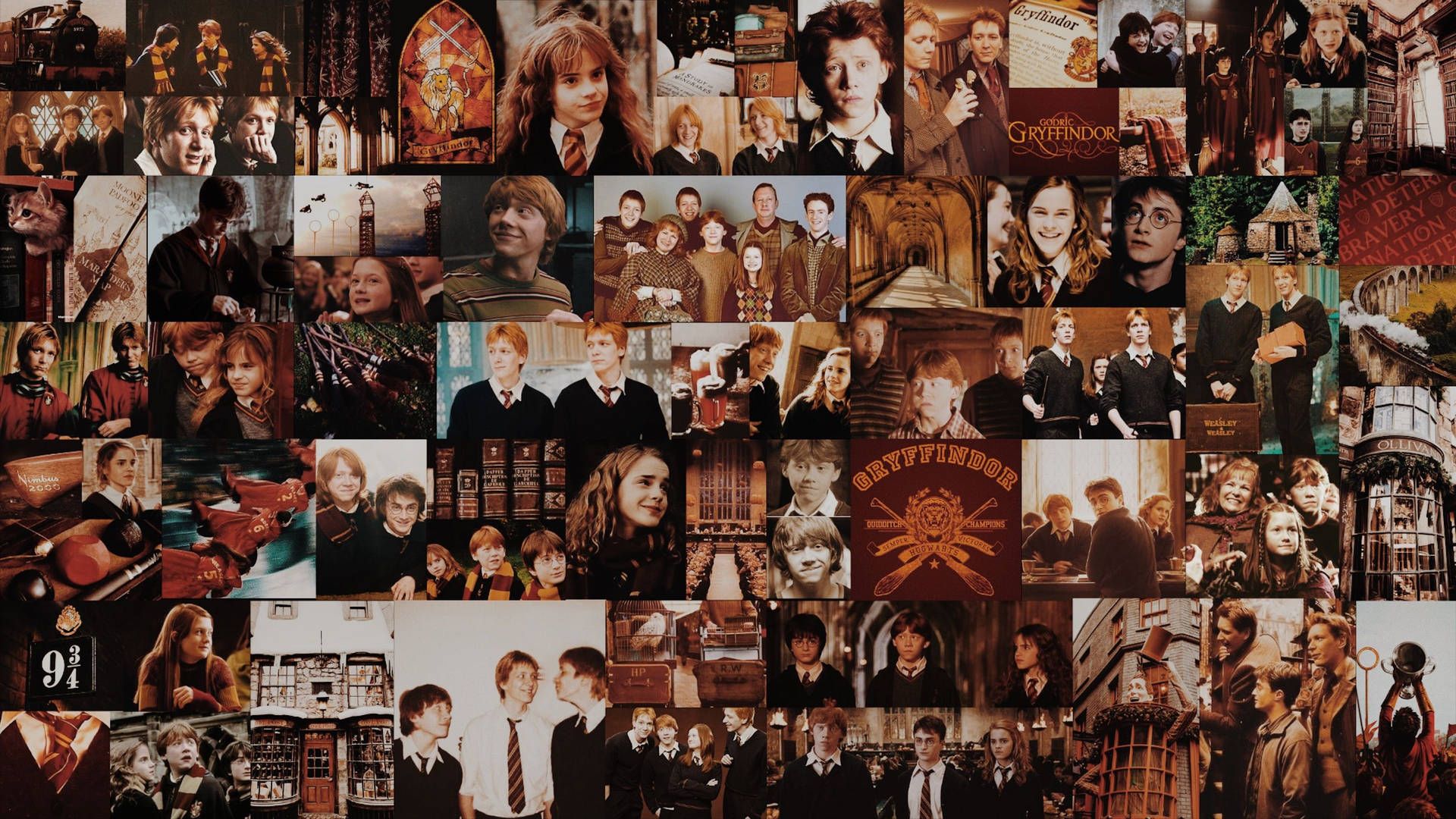 Harry Potter Collage Wallpapers Top Free Harry Potter Collage Backgrounds Wallpaperaccess 