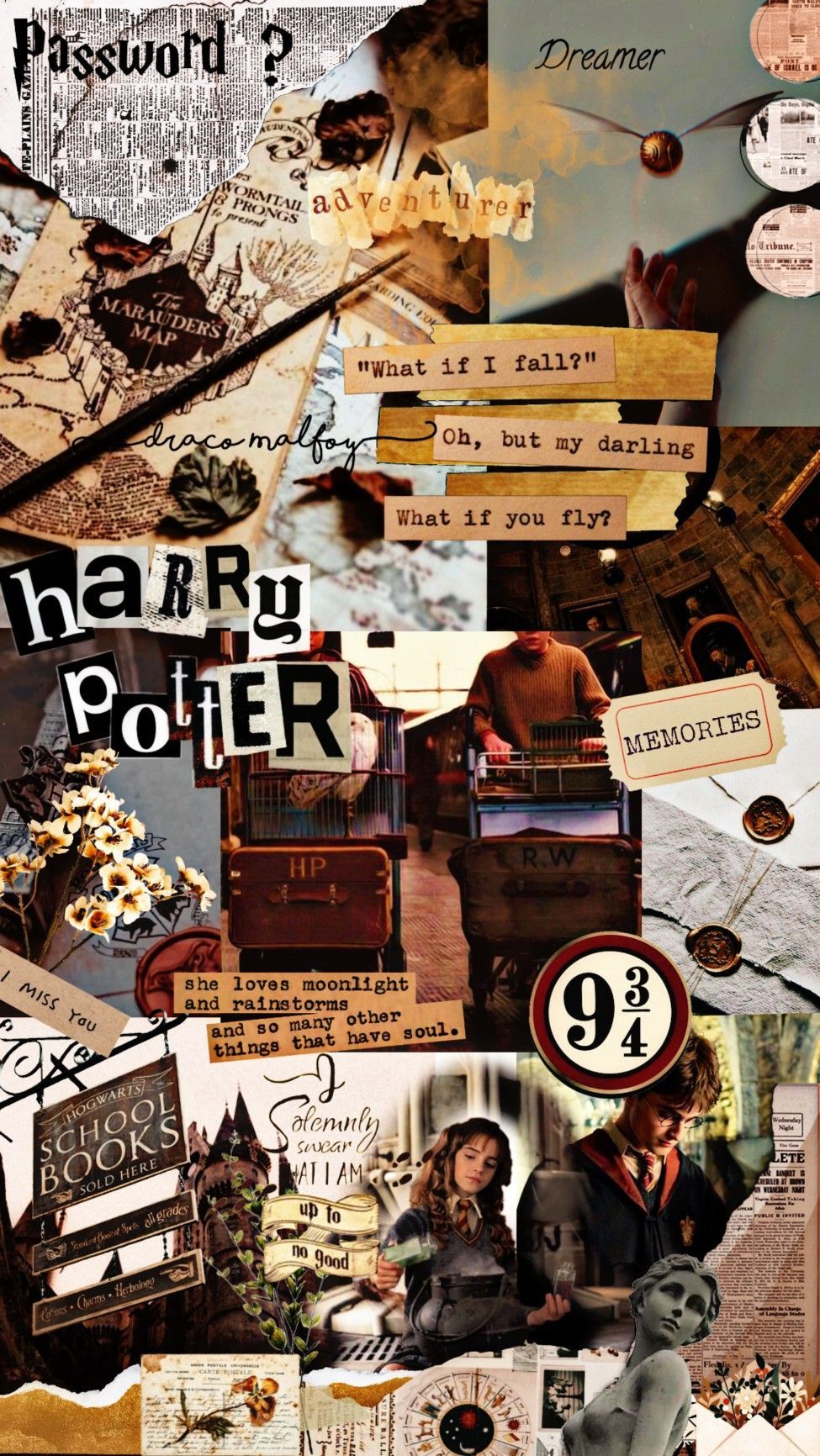 Harry Potter Collage Wallpapers - Top Free Harry Potter Collage ...