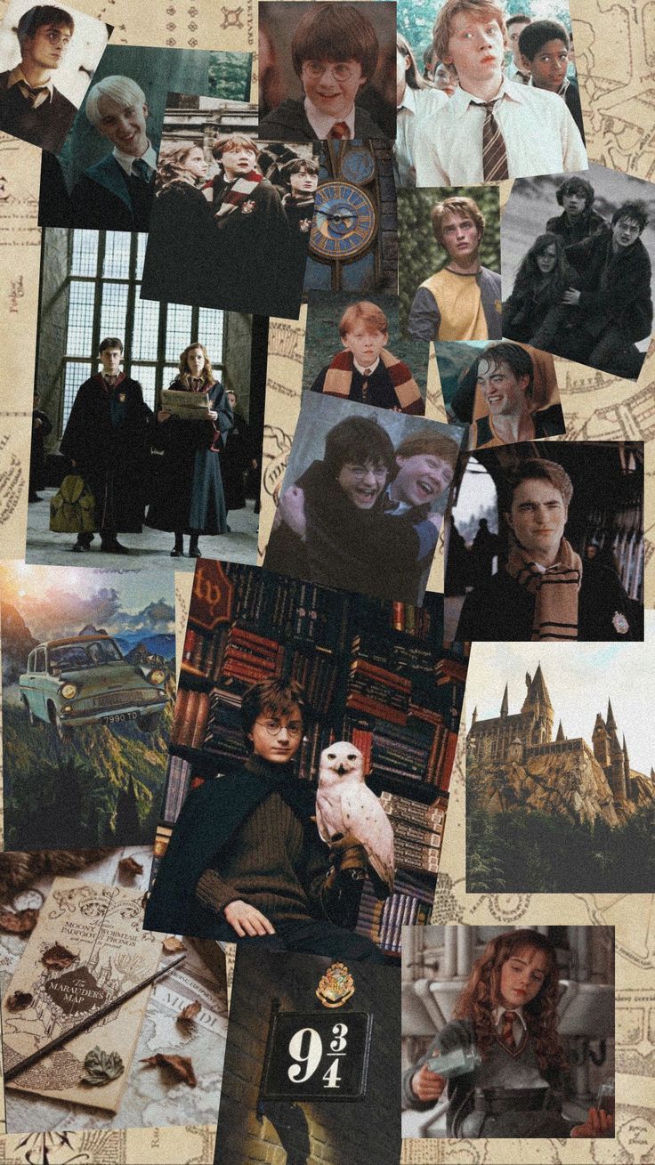 Harry Potter Collage Wallpapers - Top Free Harry Potter Collage ...