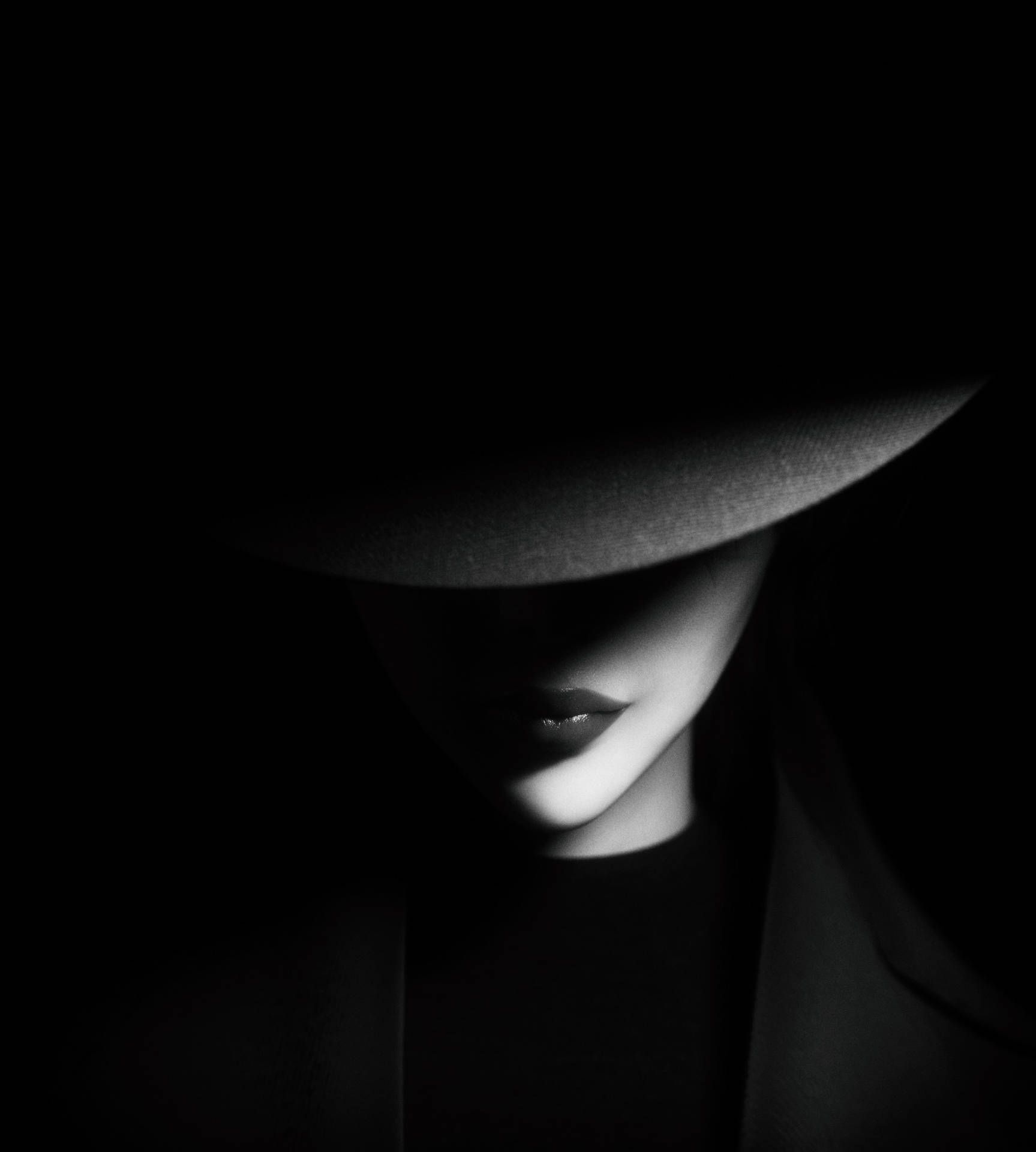 1727x1920 Girl Shadow Wallpaper