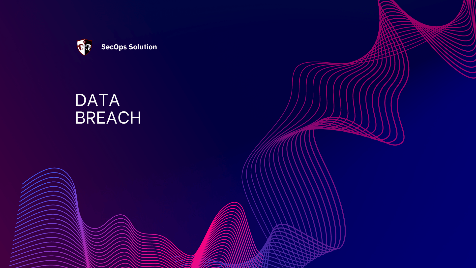 1920x1080 Data Breaches: Prime Target. SecOps® Solution
