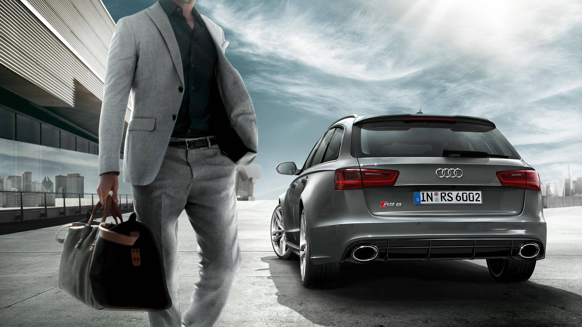 1920x1080 Download Businessman And His Audi RS Wallpaper