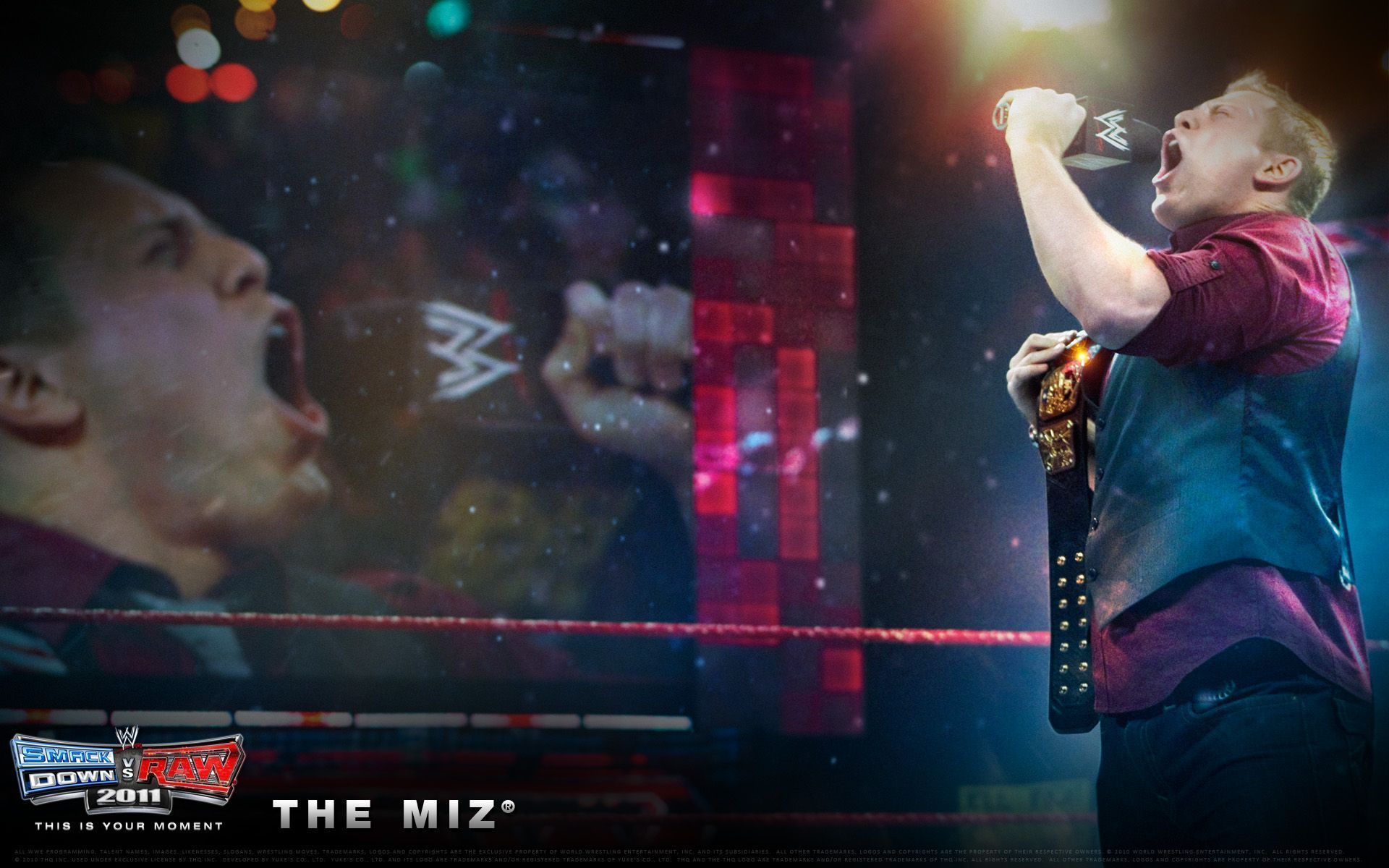 1920x1200 Wwe Smackdown Vs Raw 2011 The Miz Wallpaper