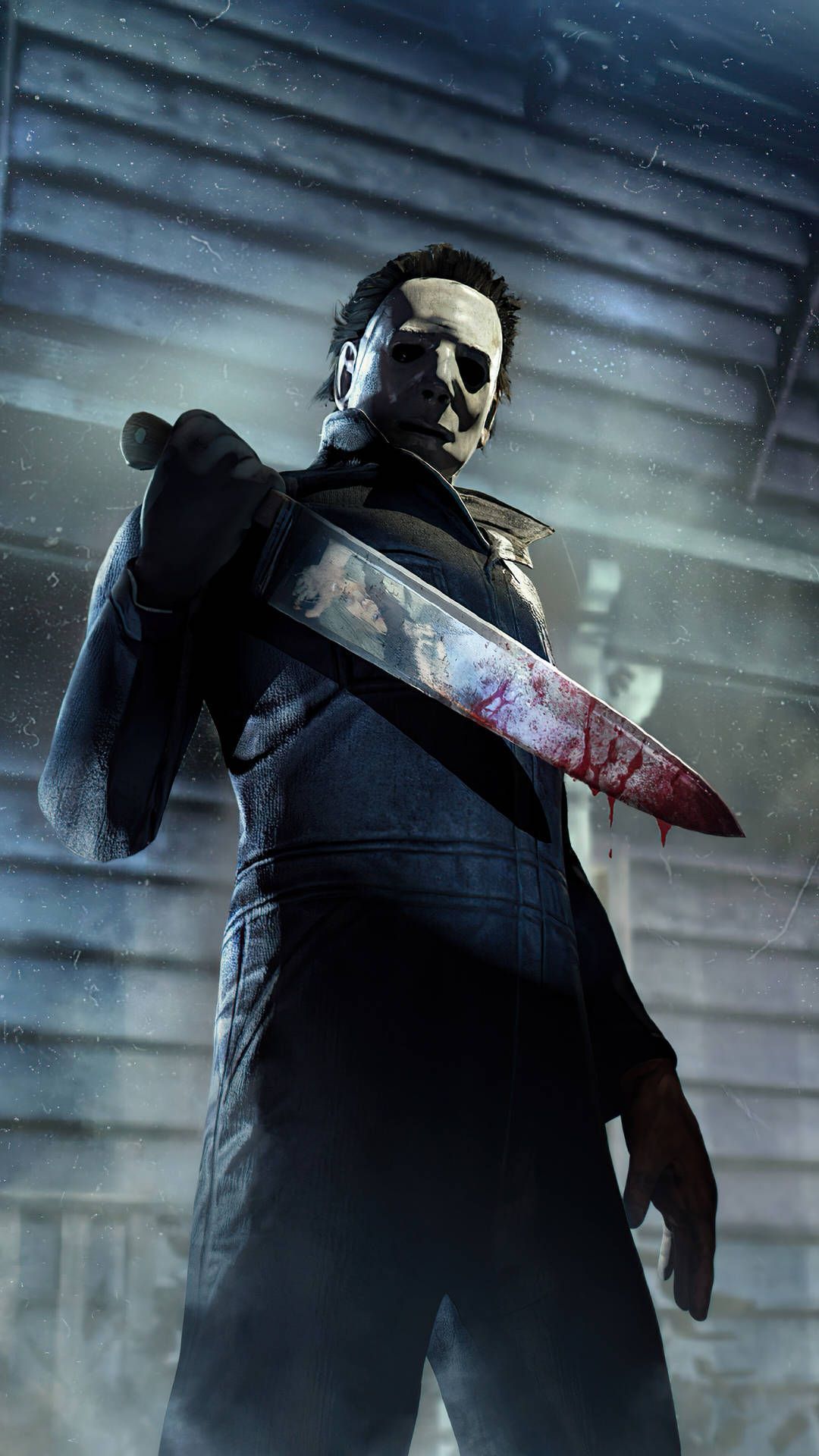 1080x1920 Download Bloody Knife Michael Myers iPhone Wallpaper