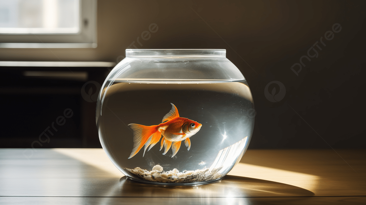 1200x673 An Empty Goldfish Bowl Is On A Table With Sunlight Background, Picture Of A Fish Bowl Background Image And Wallpaper for Free Download
