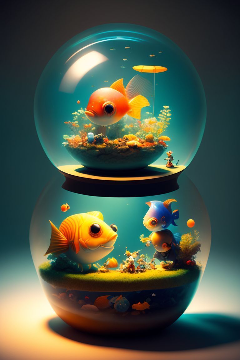 768x1152 Closed Mole455: Kids Playing Inside A Fish Bowl