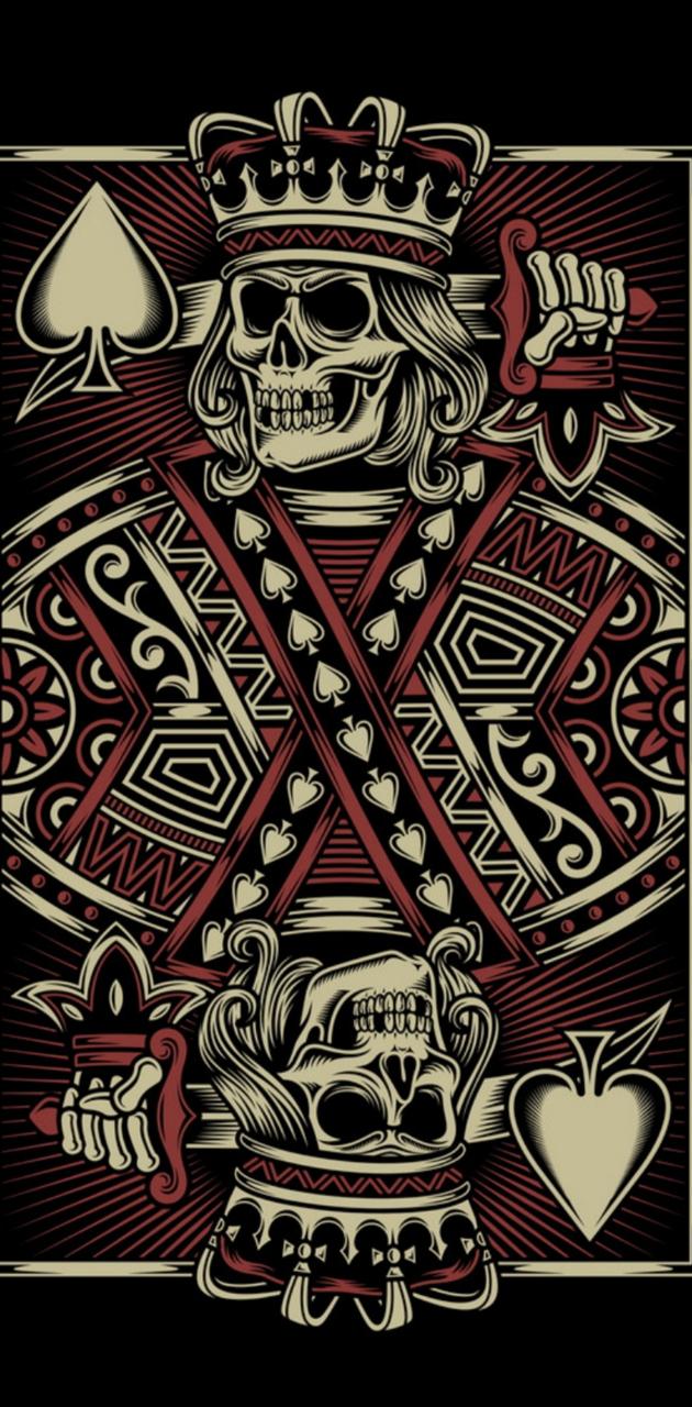 630x1280 King Of Spades Wallpaper