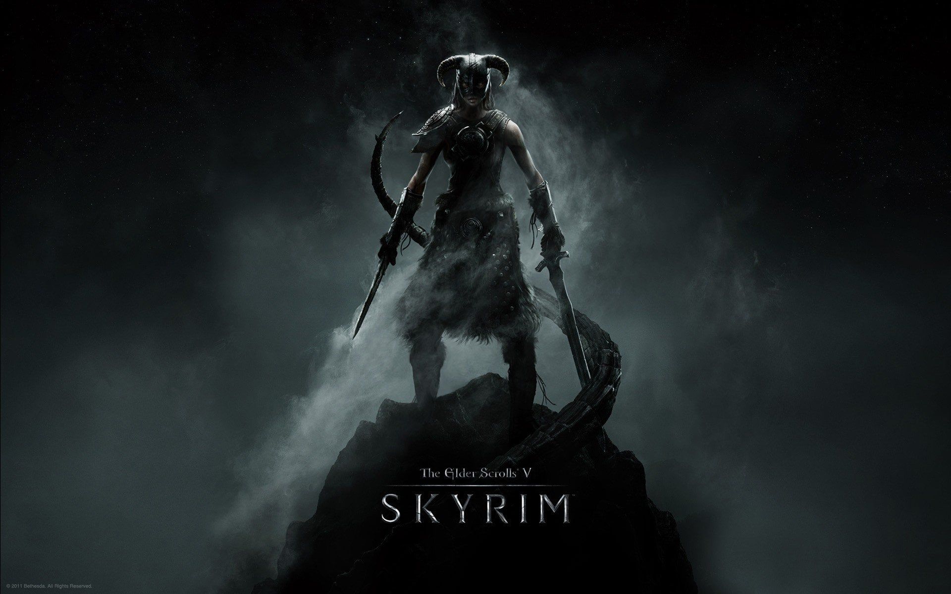1920x1200 The Dovahkiin Wallpaper Is Pretty Badass, But I've Had It For A While Now. Humm. *types Then SexChange*. By The Nine Divines, It Worked! (cross Post From R Gaming)