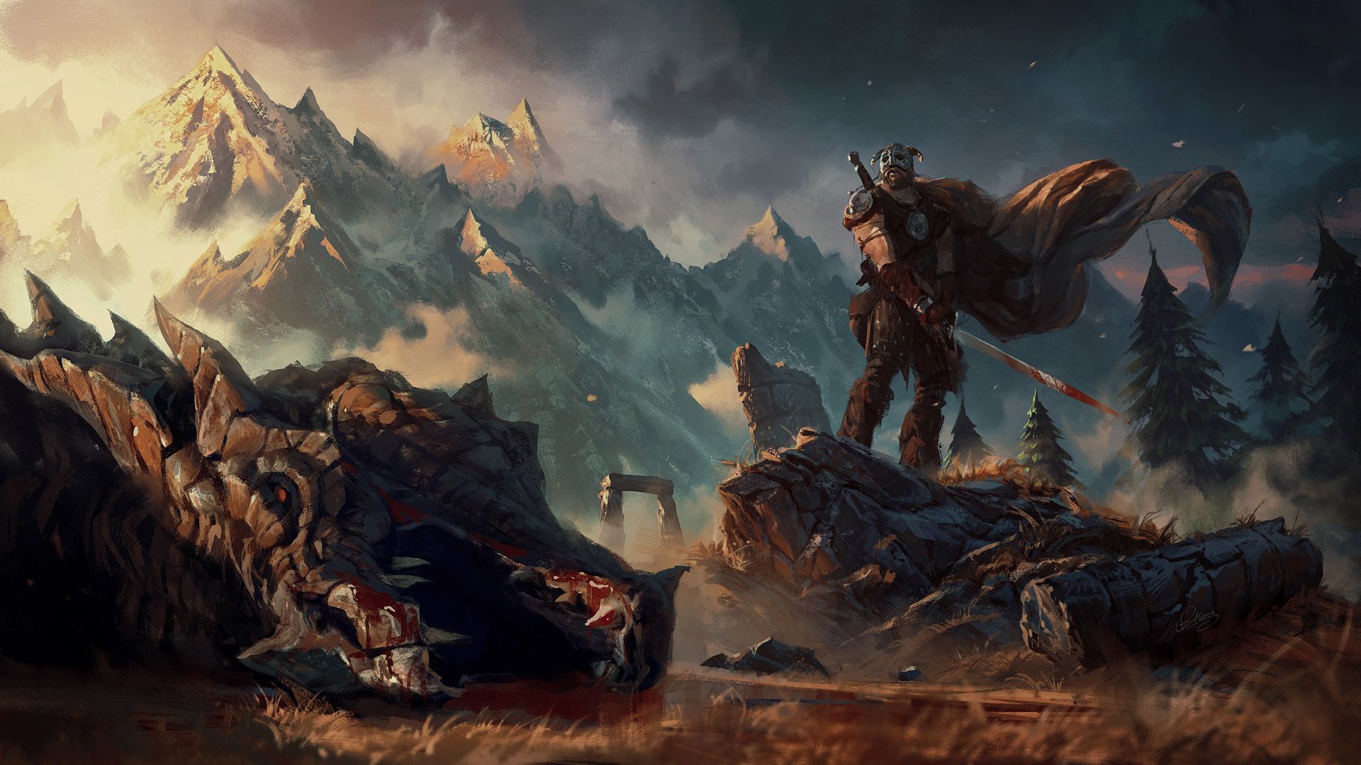 1920x1080 Dovahkiin