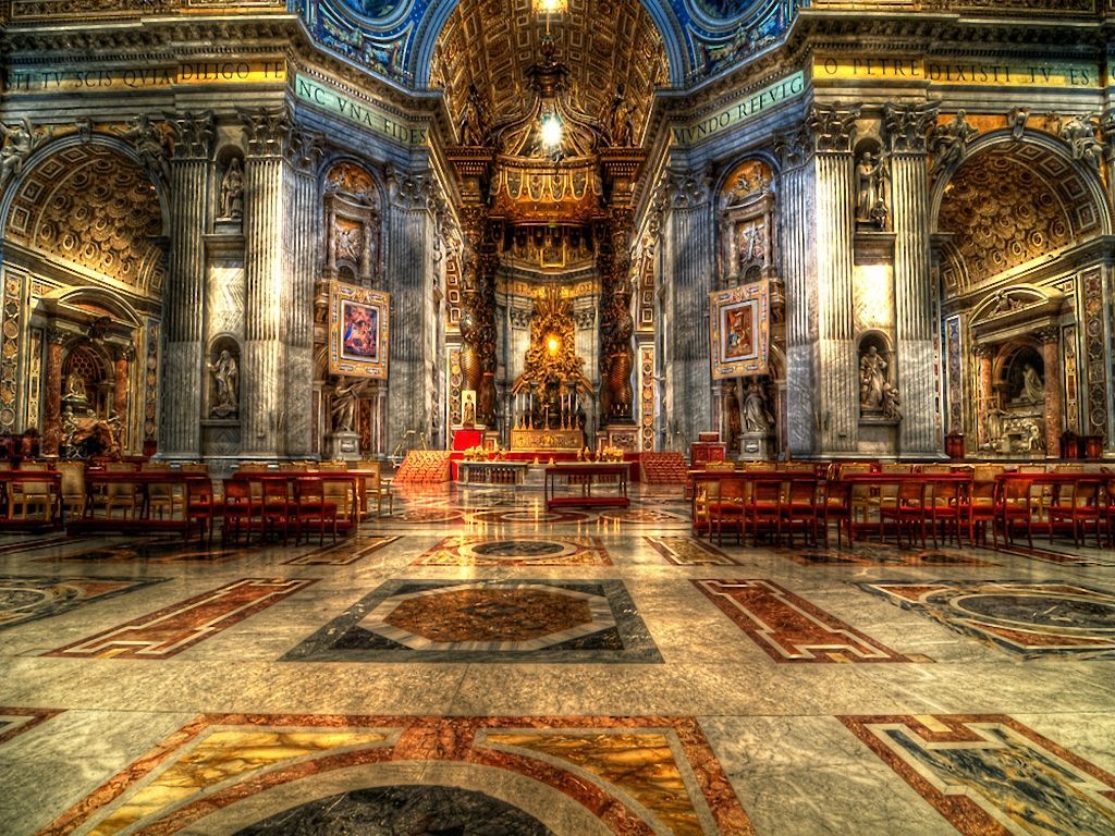 1024x768 St. Peter's Basilica Wallpaper