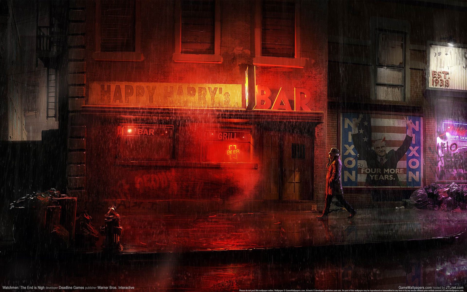1920x1200 HD desktop wallpaper: Watchmen, Video Game, Watchmen: The End Is Nigh download free picture