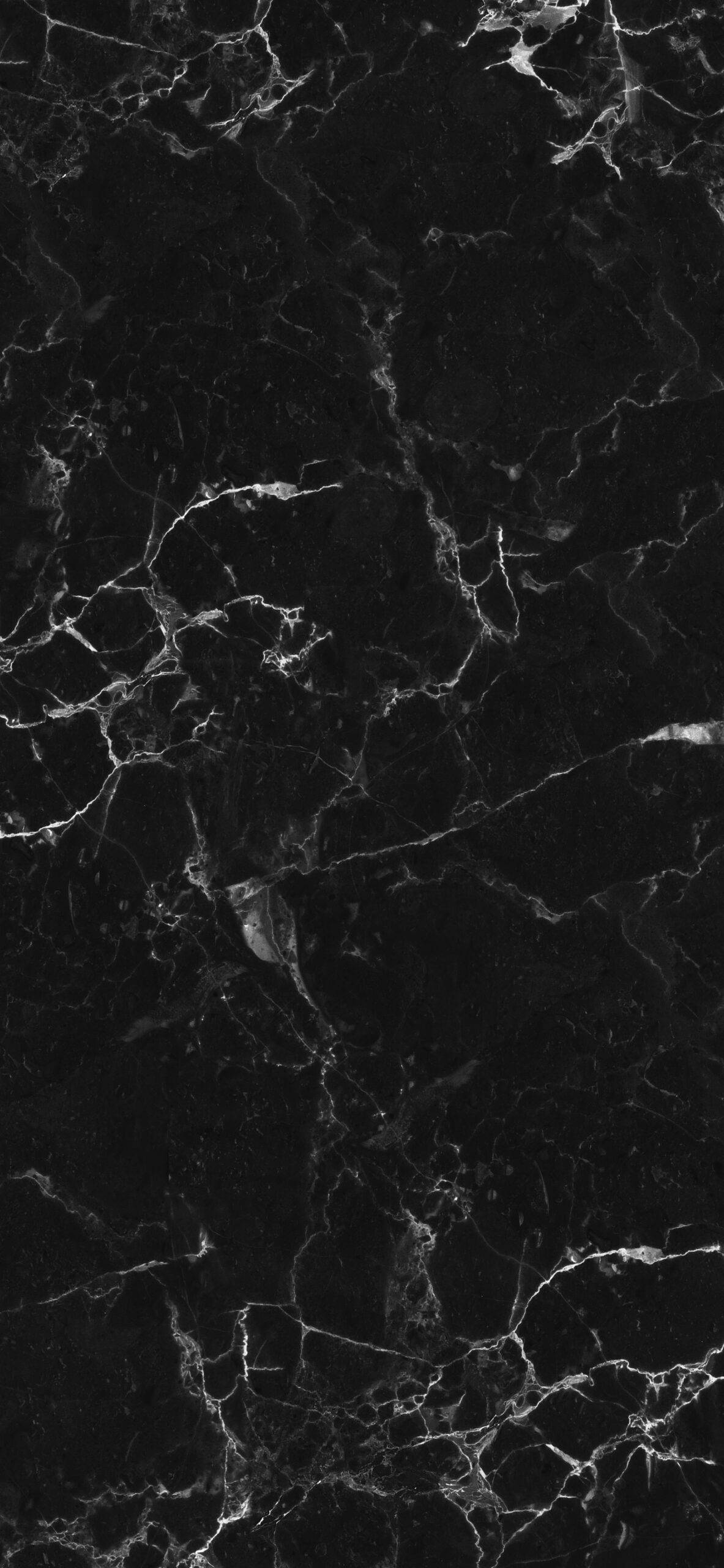 1183x2560 Download Sophisticated Portoro Black and White Marble iPhone Wallpaper