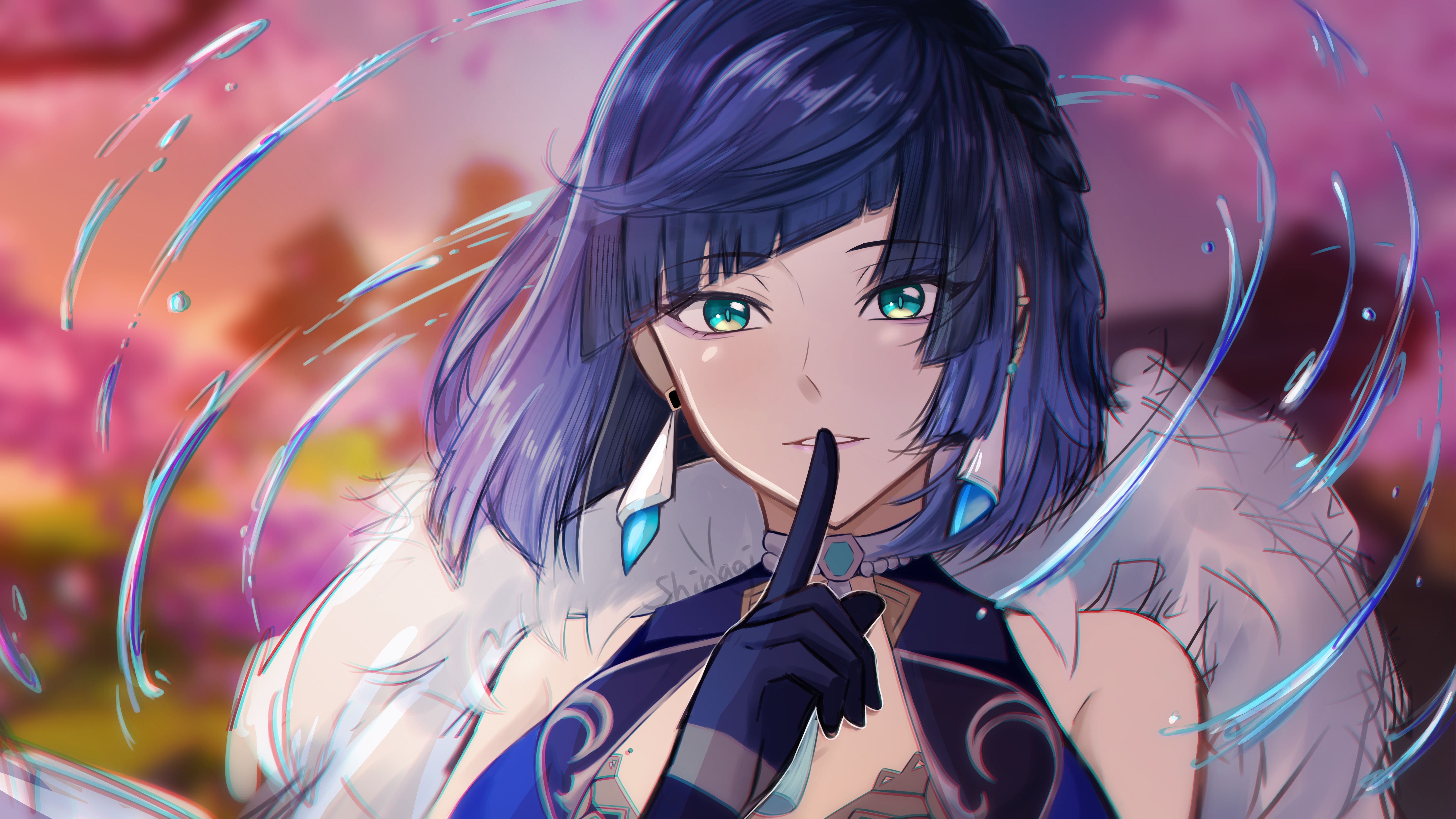 7000x3938 Yelan Wallpaper 4K, Genshin Impact, 2022 Games, 5K