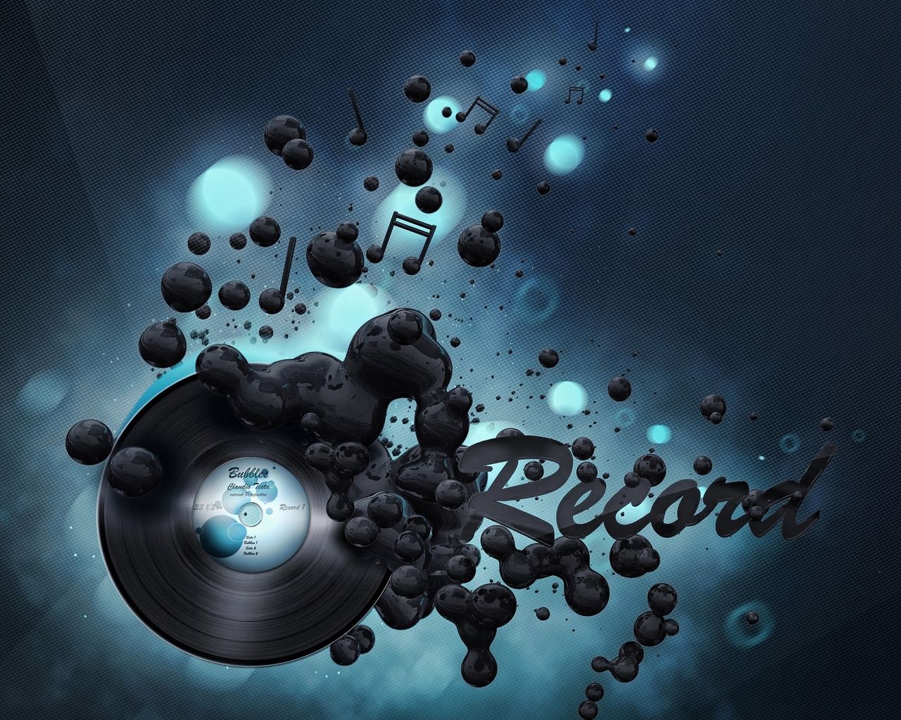 1280x1024 Live 3D Wallpaper Music