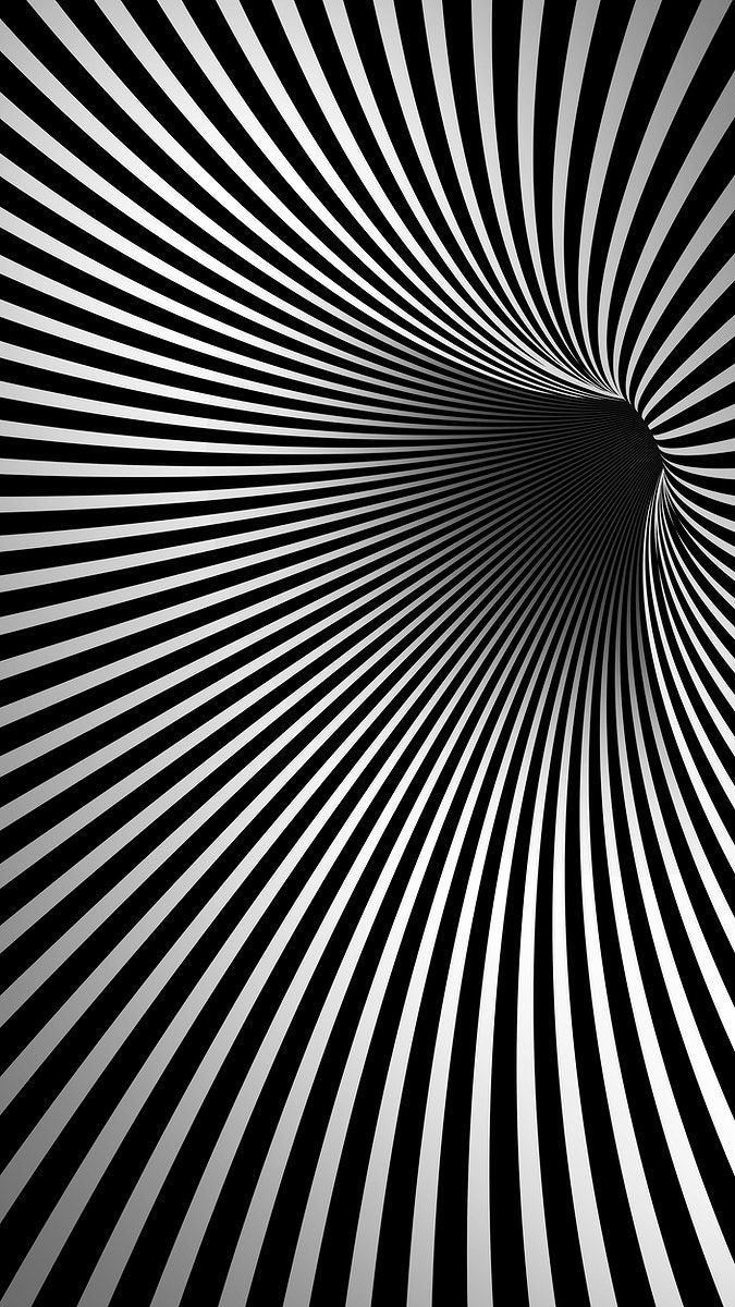 675x1200 3D Monotone mystery vortex design element. free image / Aew. Optical illusion wallpaper, Optical illusions art, Optical illusion drawing