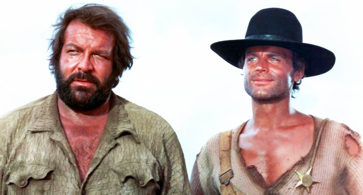1487x801 WallpaperStories: Bud Spencer and Terence Hill