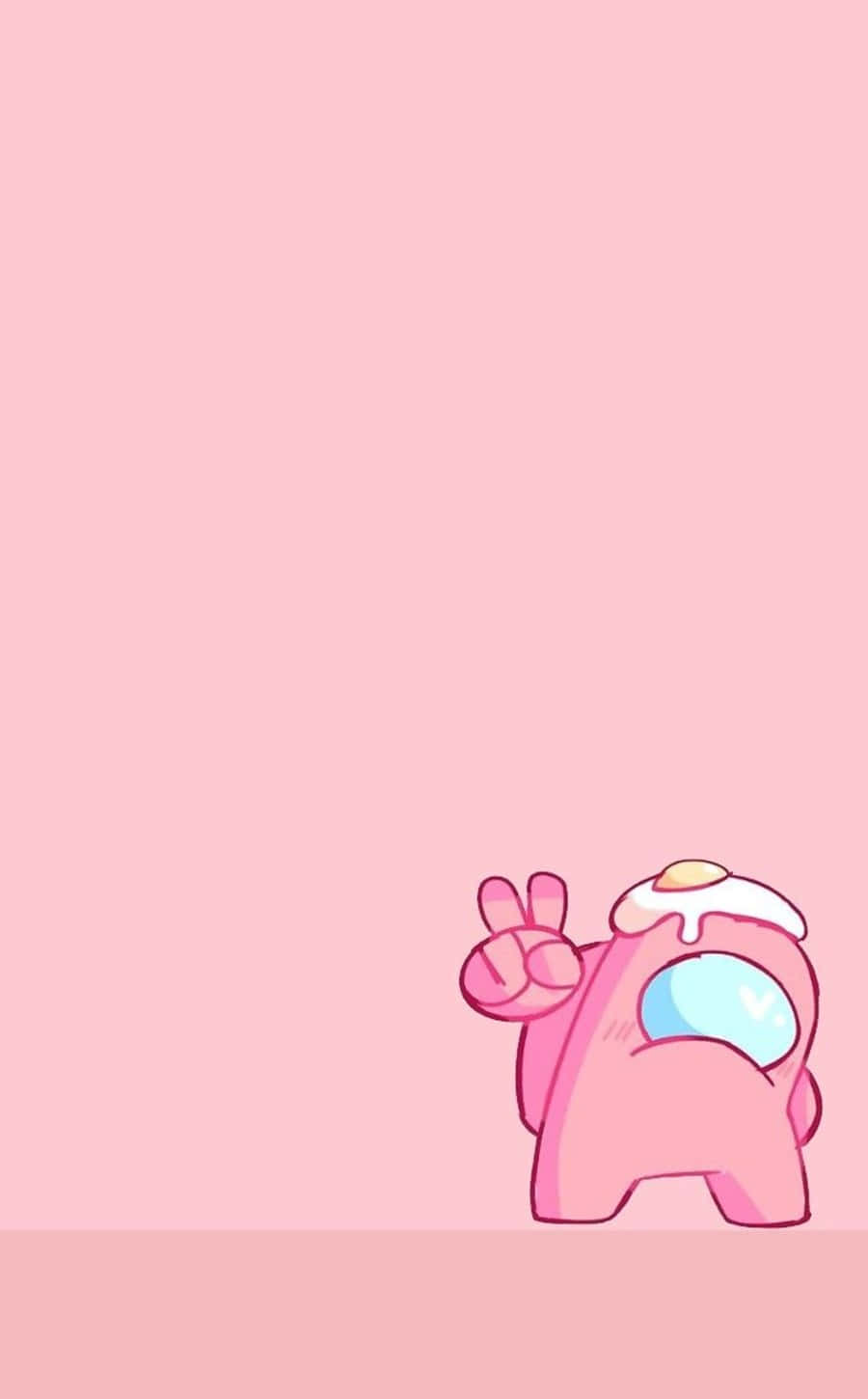 900x1450 Download Join the Fun with the Among Us Pink Crew Wallpaper