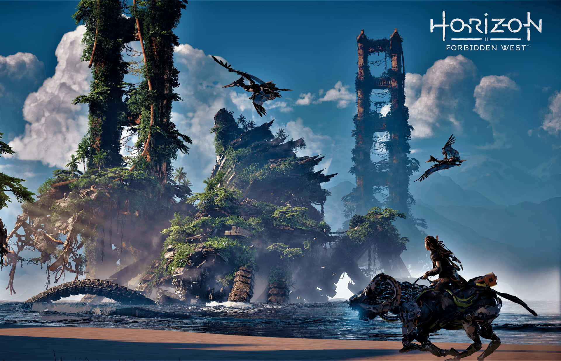 1920x1237 Download Embark on a journey to the Forbidden West Wallpaper