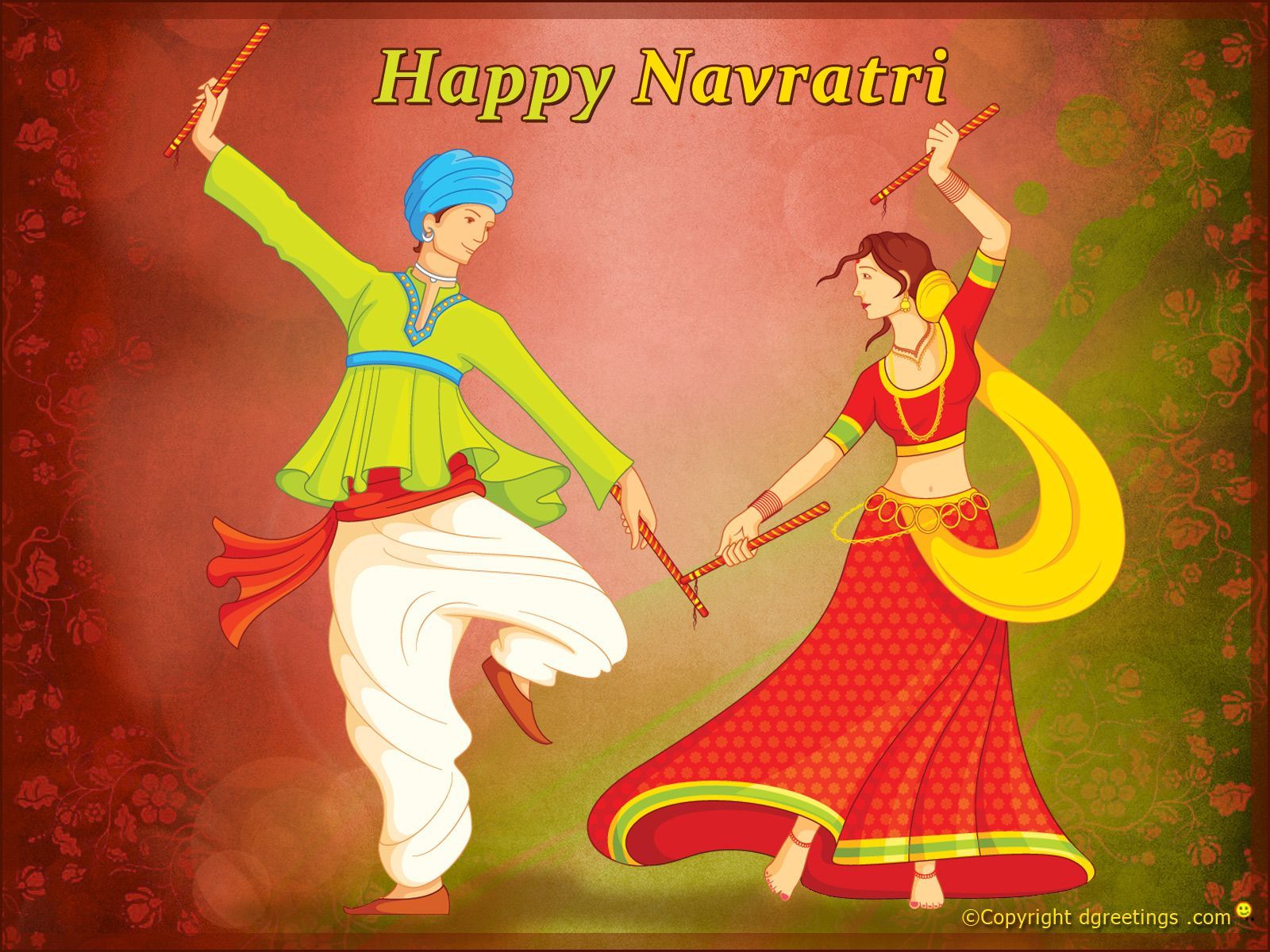 1600x1200 Navratri Durga Wallpaper Garba Image HD (1600x1200). Happy navratri image, Happy navratri, Navratri wishes