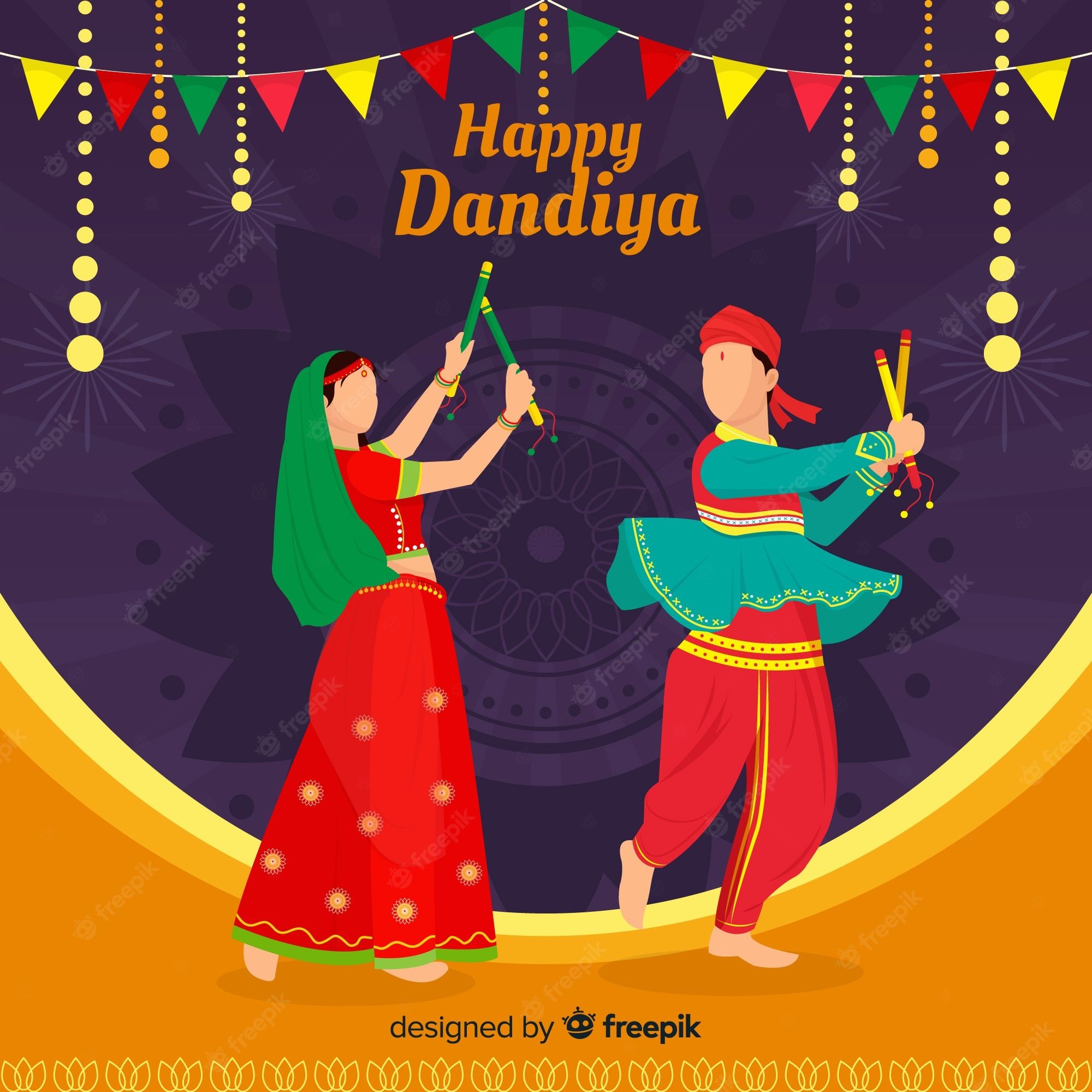 2000x2000 Dandiya Image