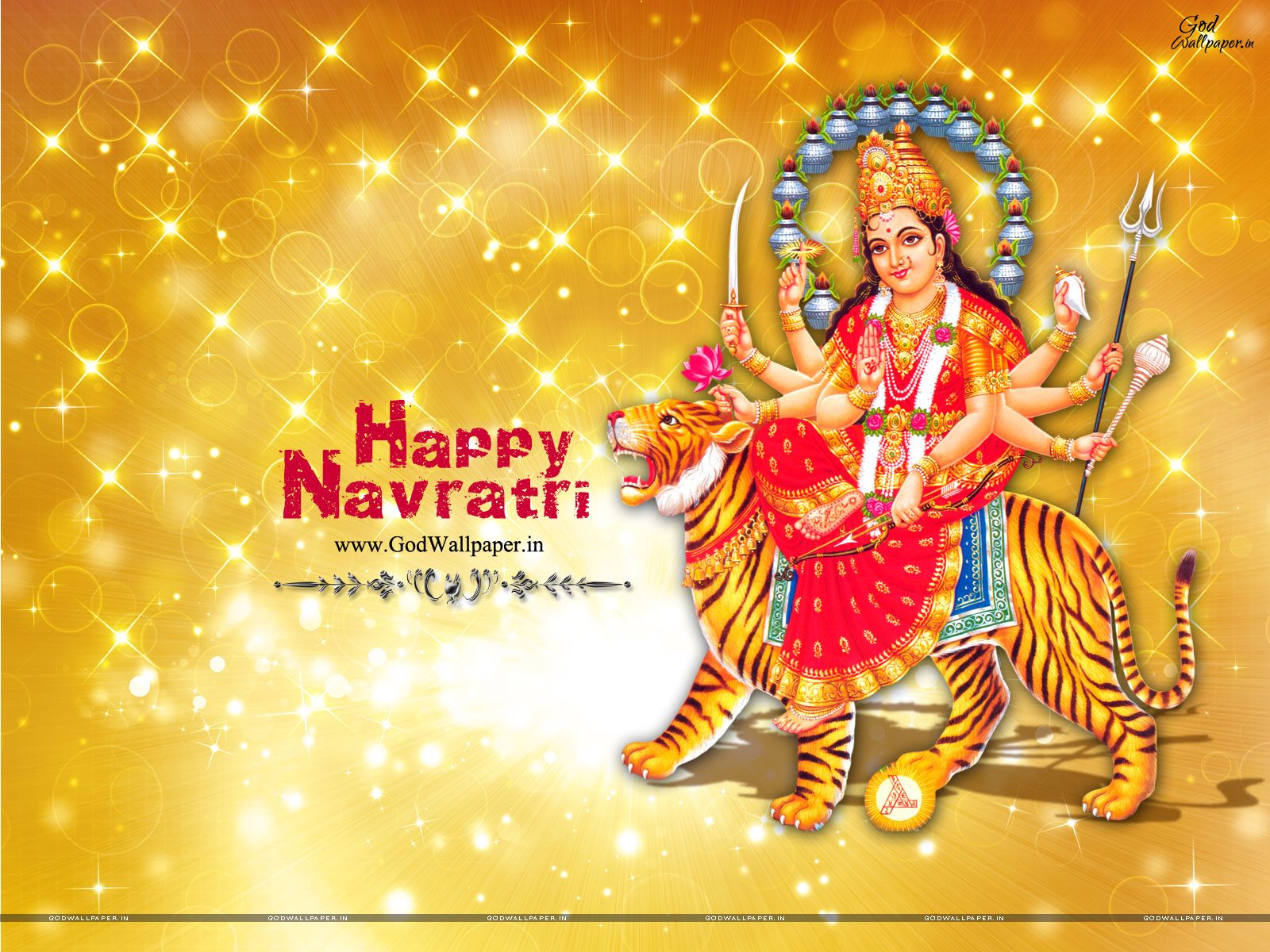 1600x1200 Free Durga Wallpaper, Mata Navratri Wallpaper Download