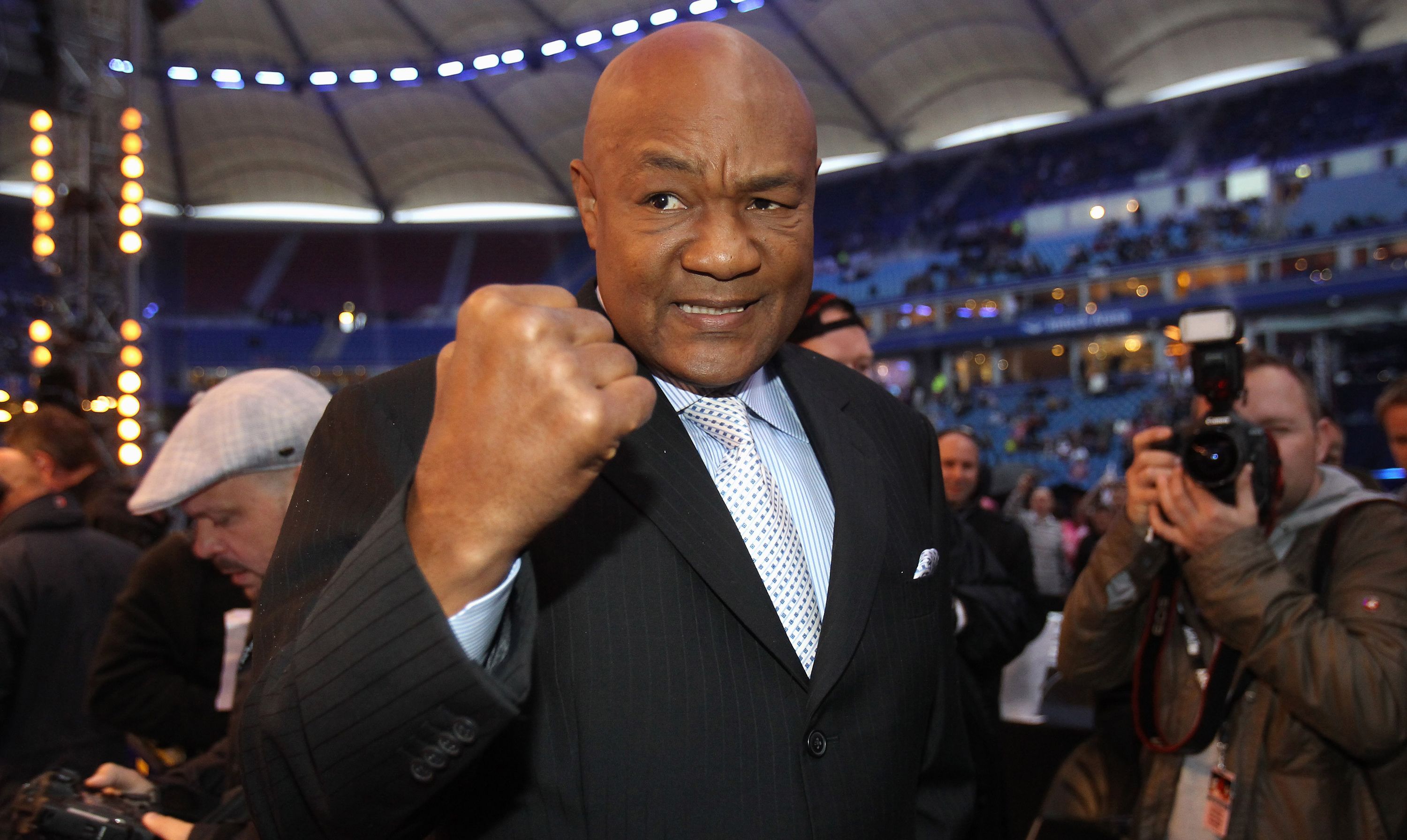 3000x1792 Many of George Foreman's 40 cars damaged in fire