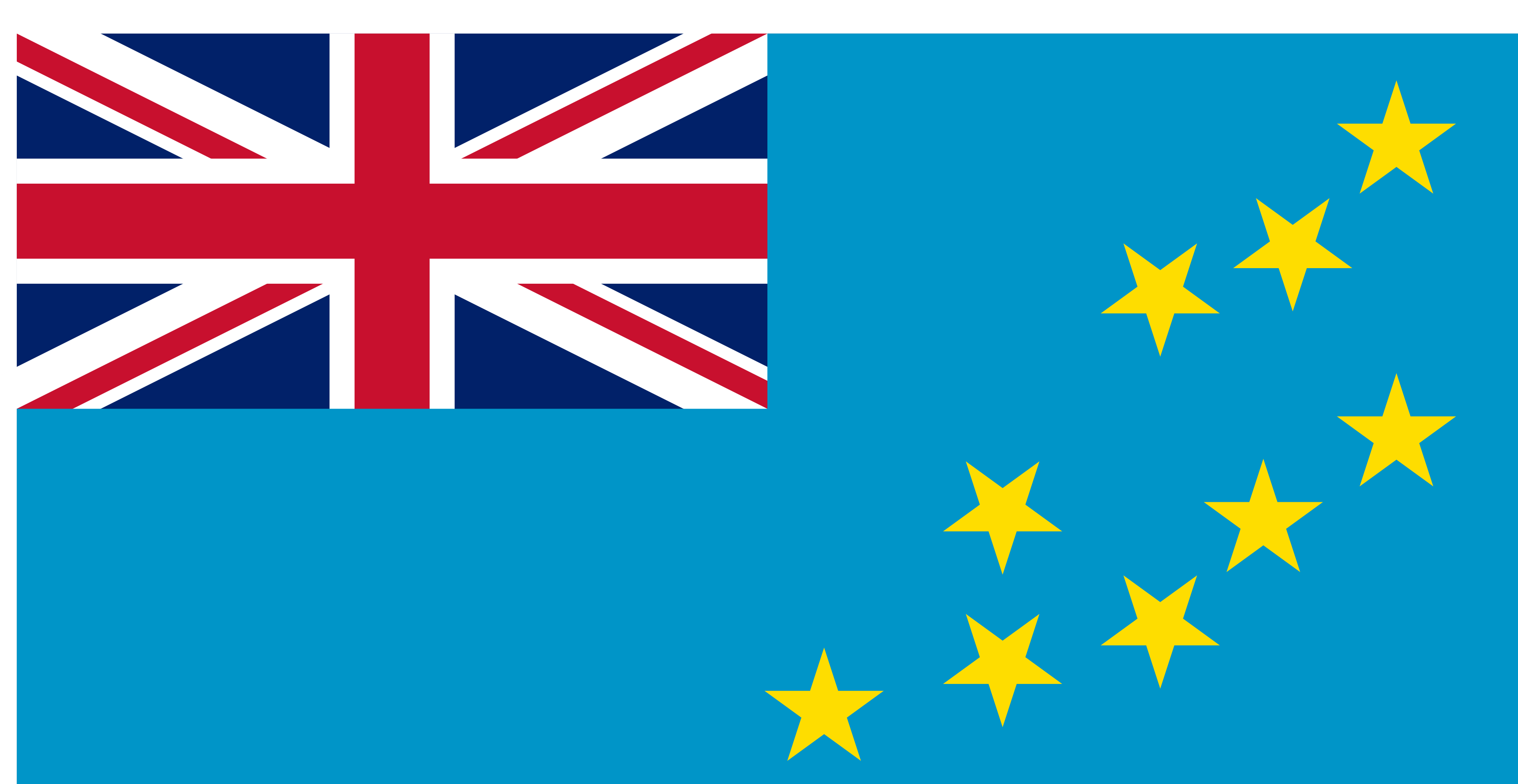 3792x1959 Tuvalu Flag Vector