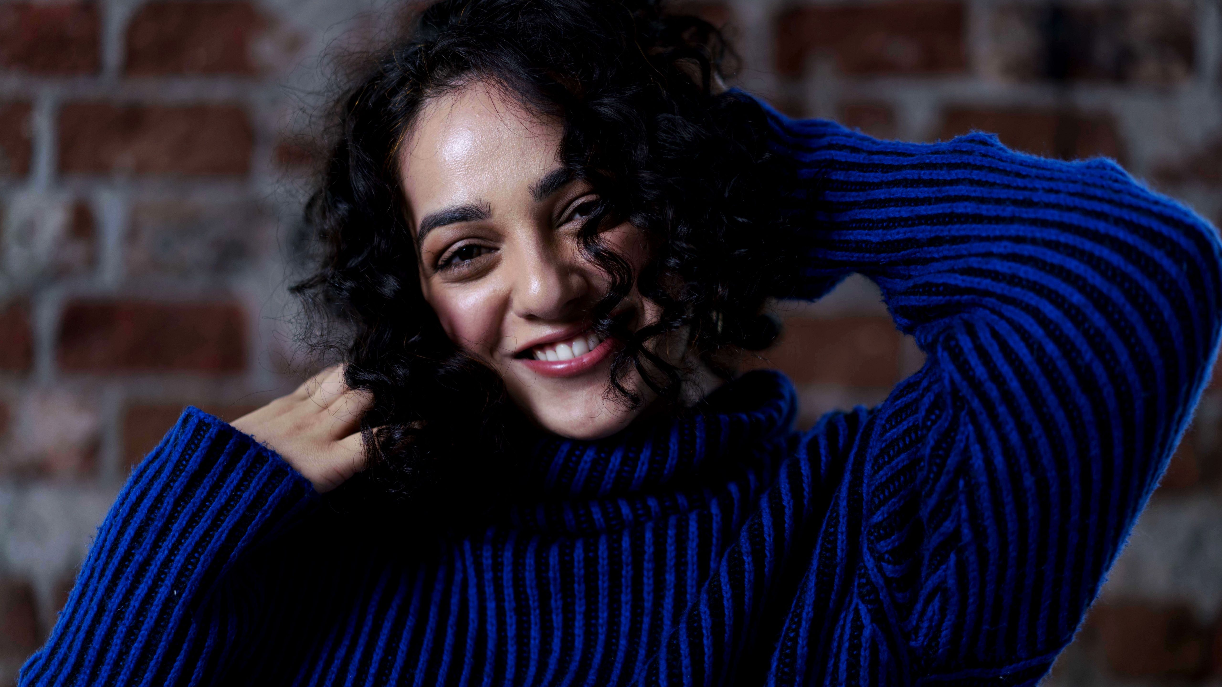 5120x2880 Nithya Menen Wallpaper 4K, Indian actress, Beautiful actress