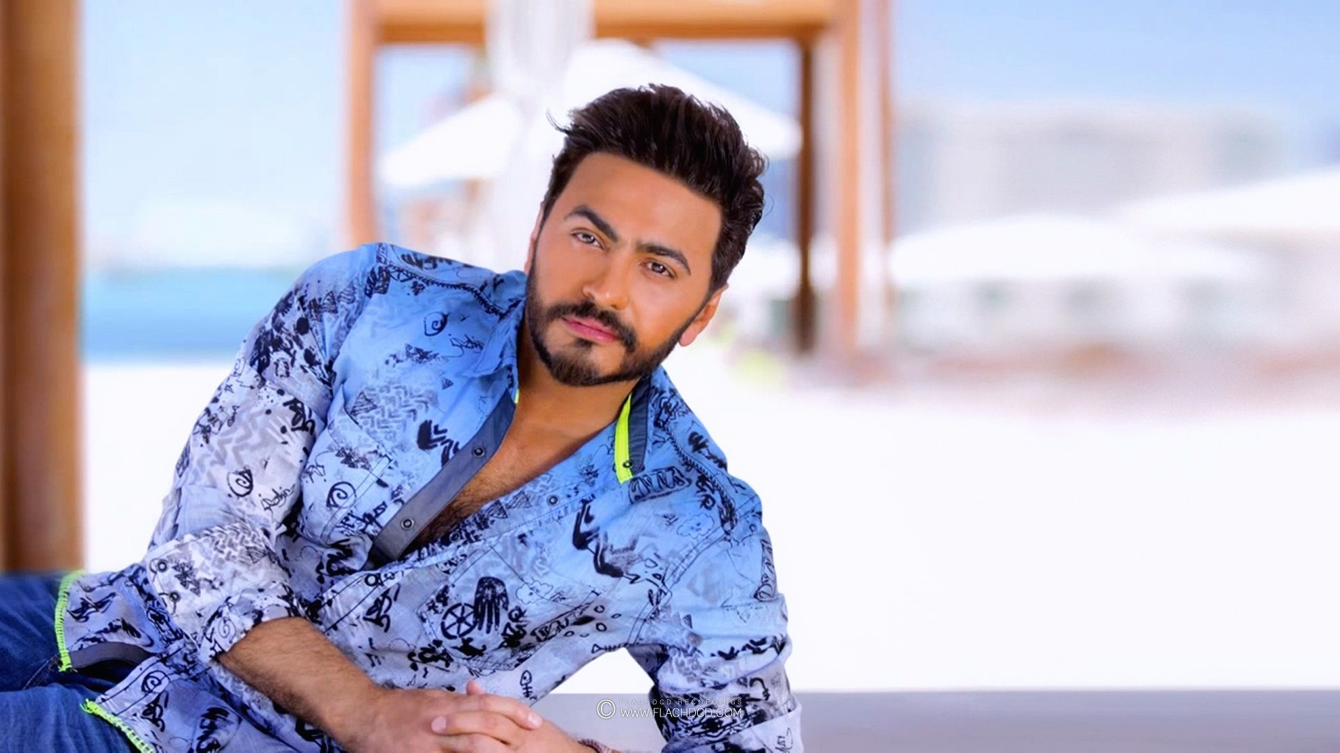 1920x1080 Tamer Hosny Wallpaper