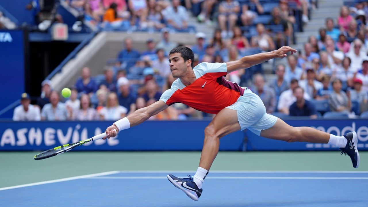 1280x720 Photos: Carlos Alcaraz vs. Jenson Brooksby, 2022 US Open third round Site of the 2023 US Open Tennis Championships USTA Event