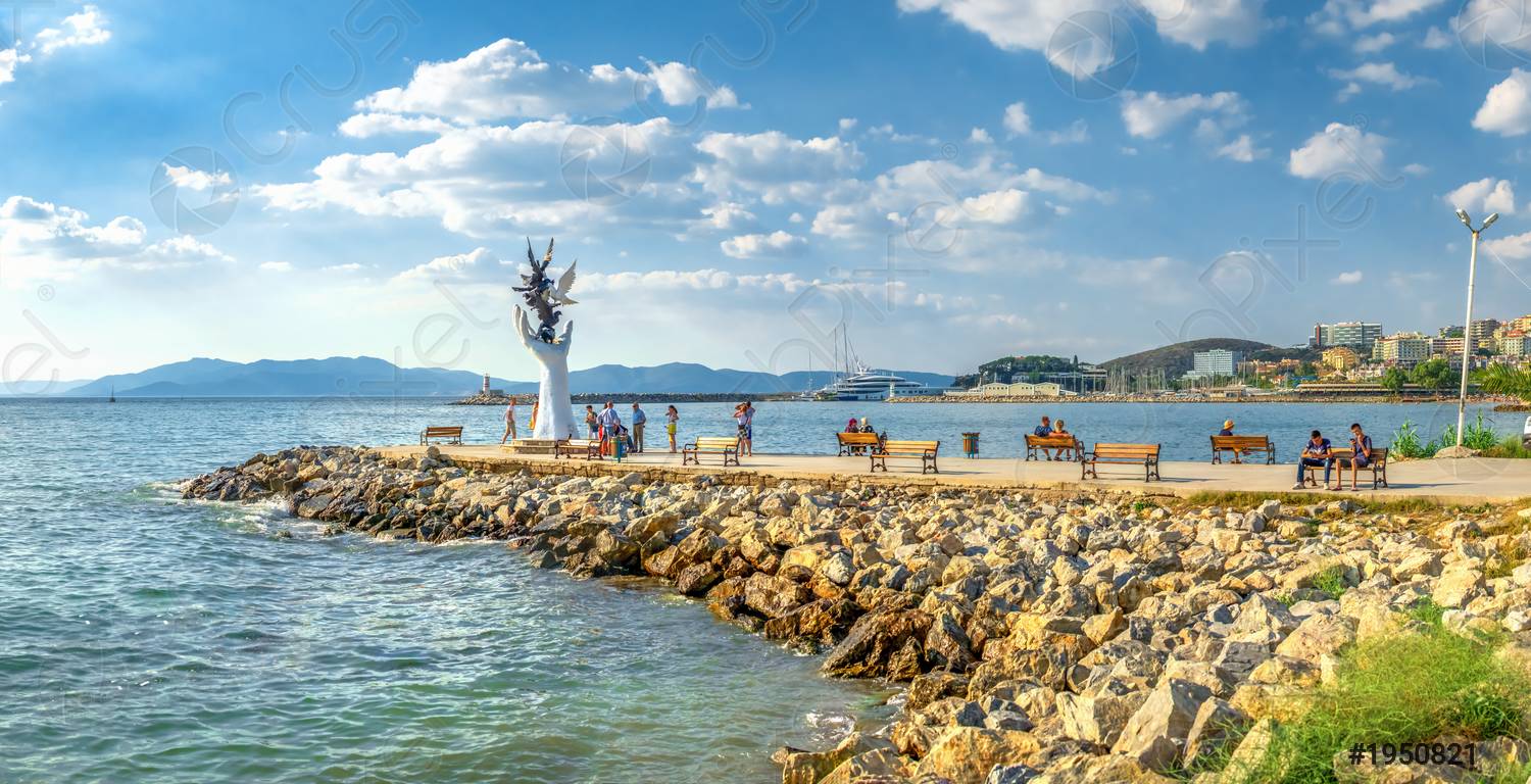 1500x768 Landscape view of the resort town of Kusadasi in Aydin